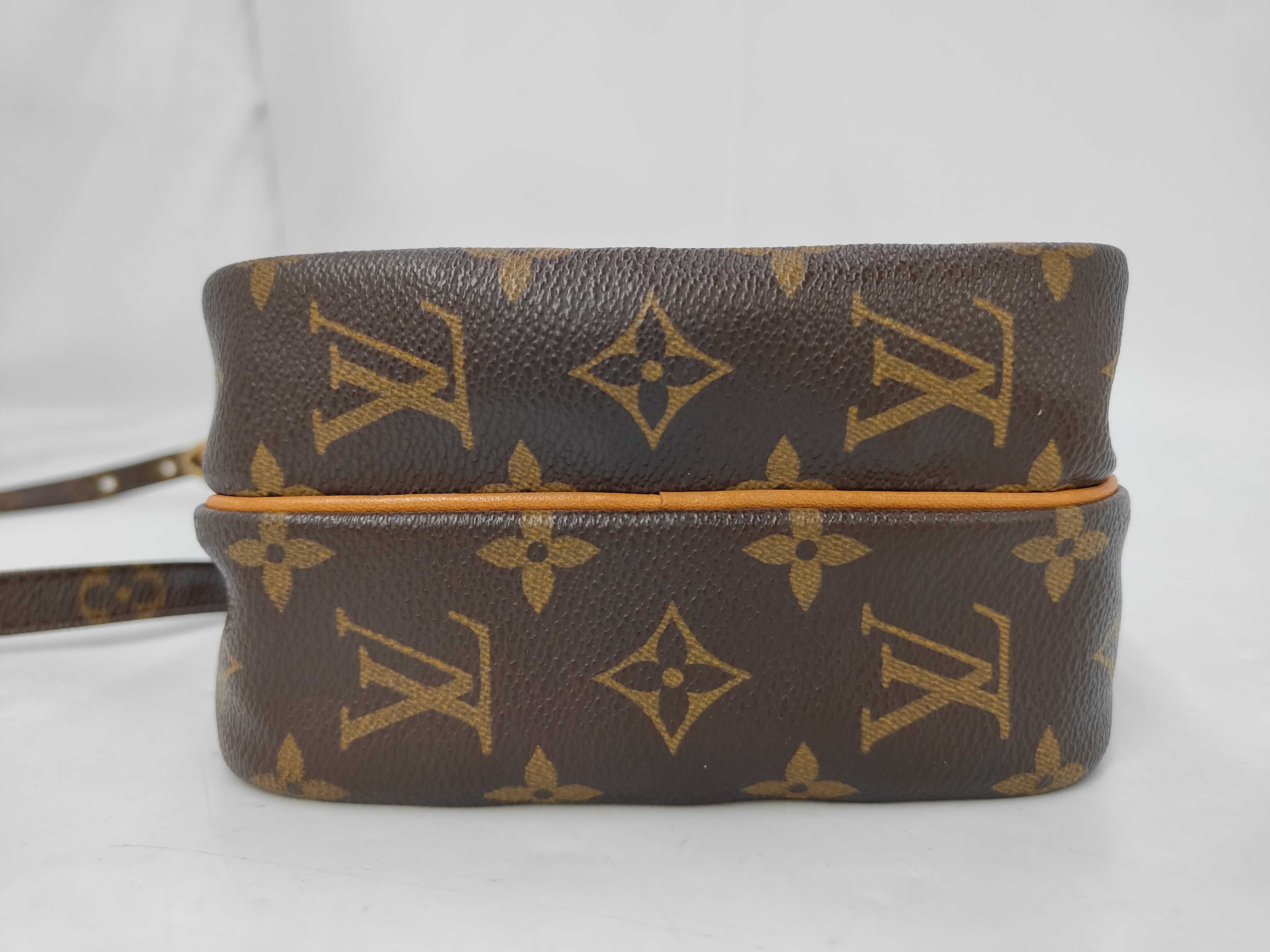 Monogram Shoulder Bag, Brown — view 8