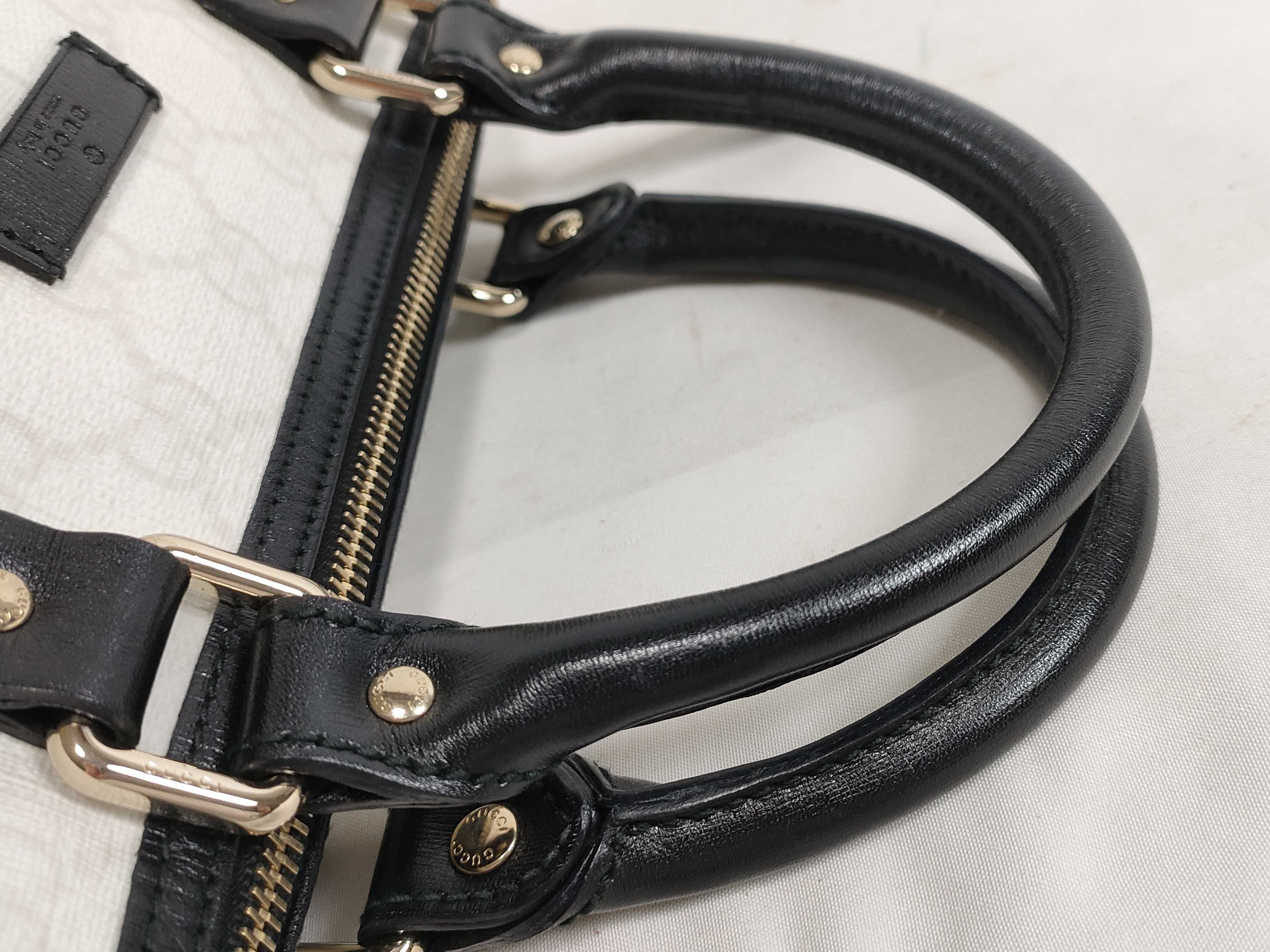 GG Supreme Mini Boston Bag 193604 White/Black W24.5cm Boston Bag — view 3