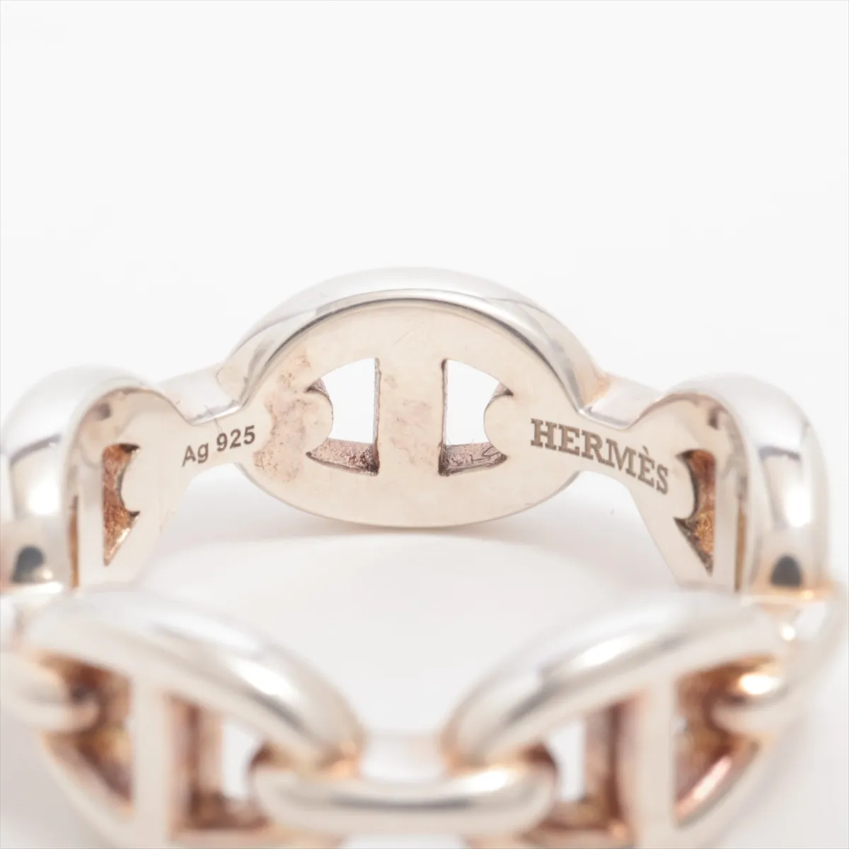 Chaine d'Ancre Enchainée 2021 Ring, Size 53, 925 Sterling Silver, 5.8g, 21AG117761. Shows signs of wear, — view 4