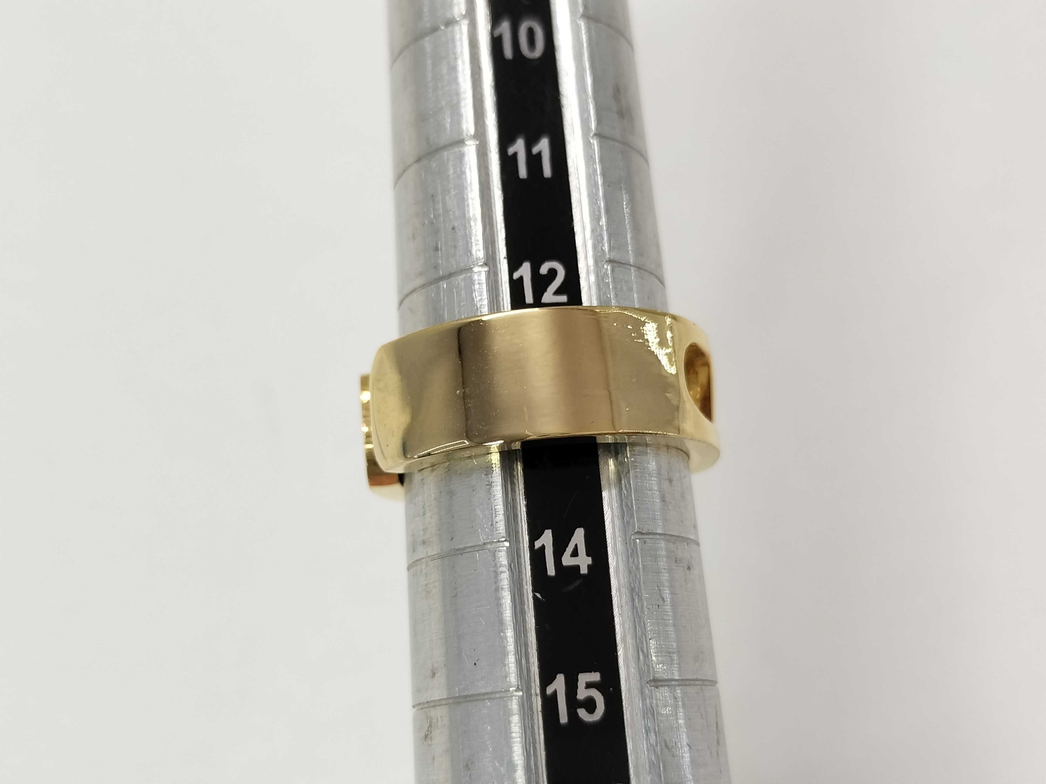 Gold Metal Ring, Size 12 — view 7