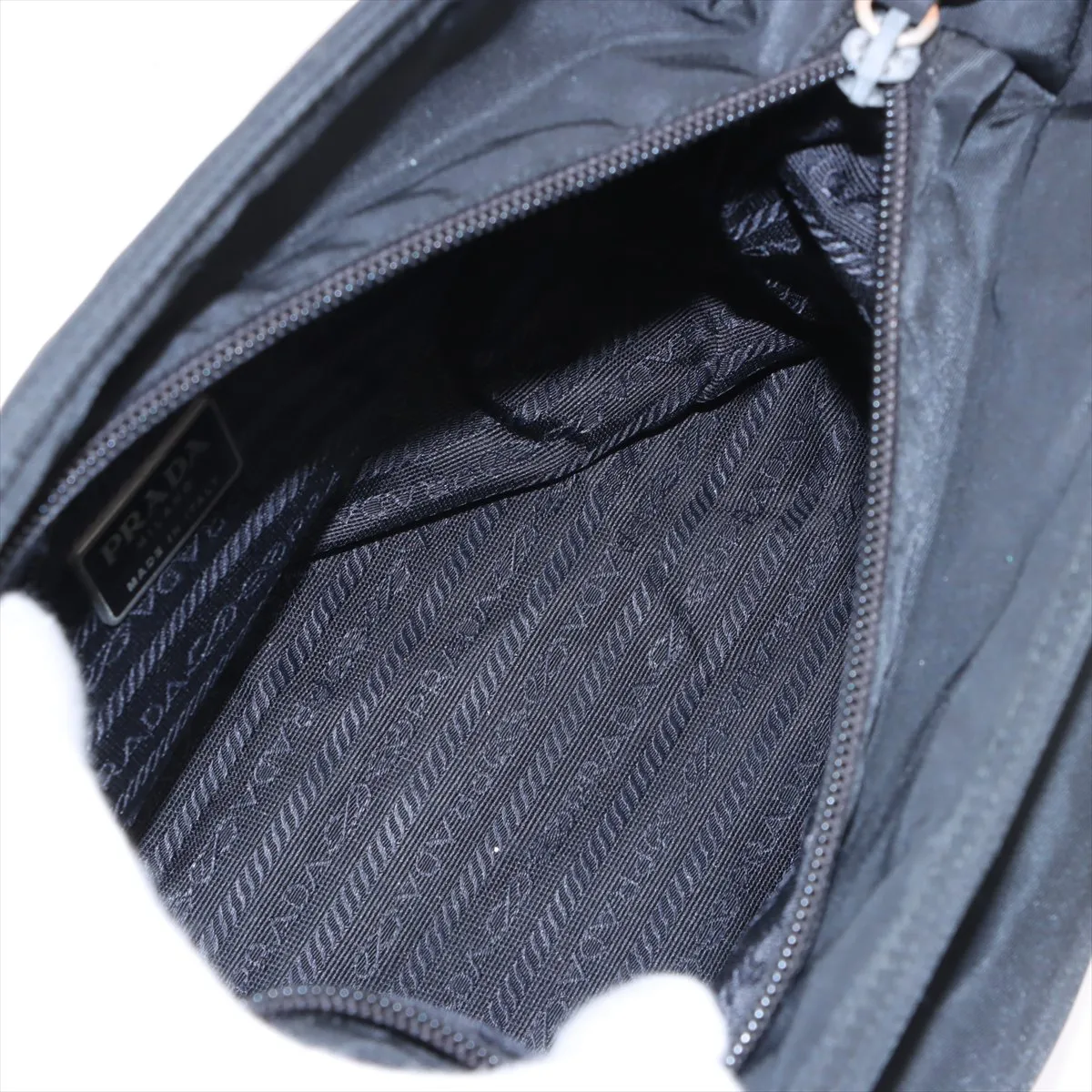 nylon handbag black — view 7