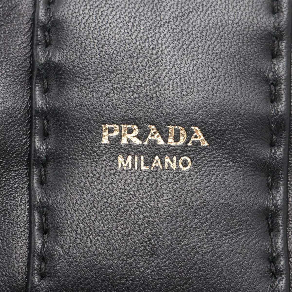 1MH132 Nappa Leather Long Wallet, Black — view 11