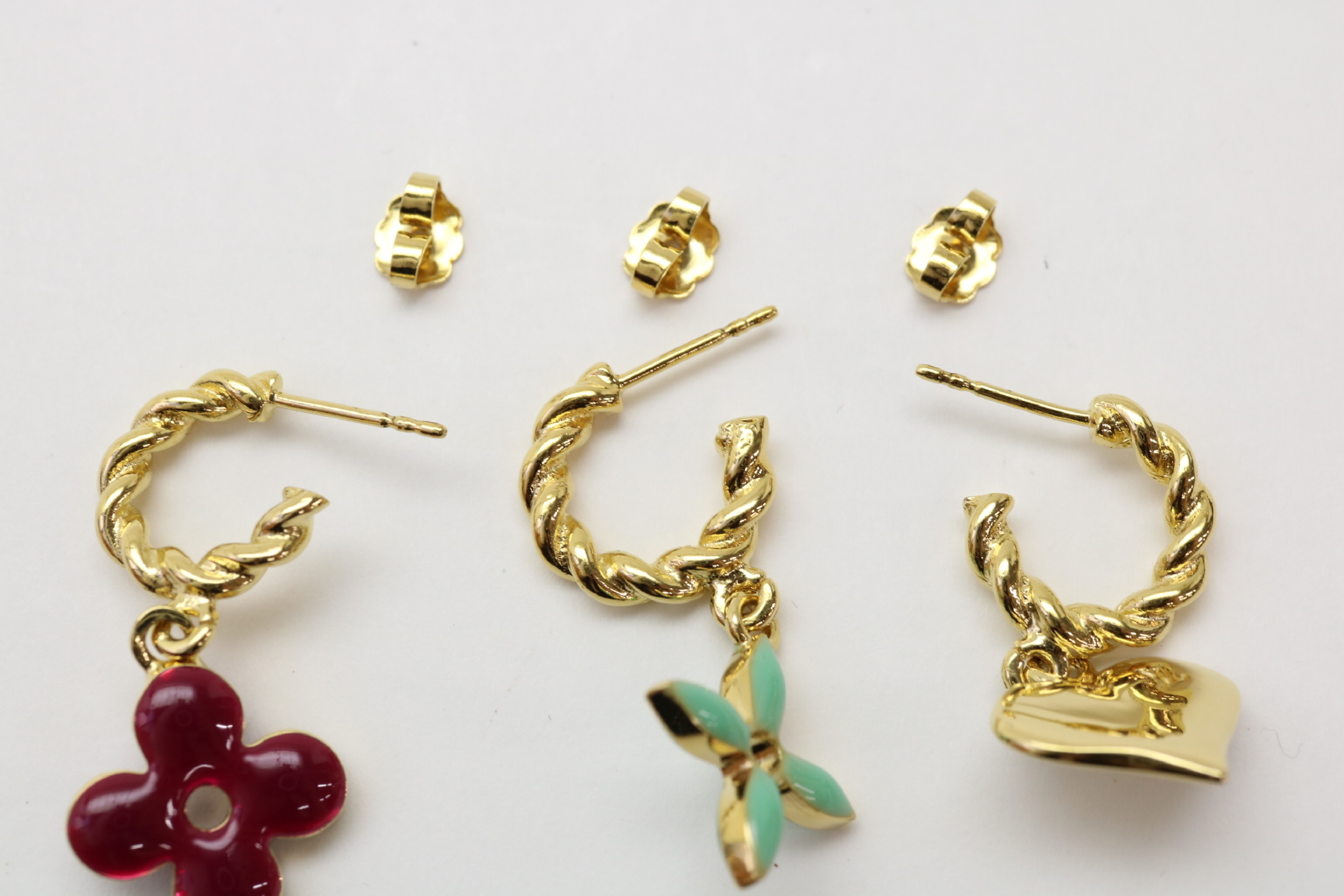 Boucle d'Oreilles Sweet Monogram 3-piece Earring Set — view 3
