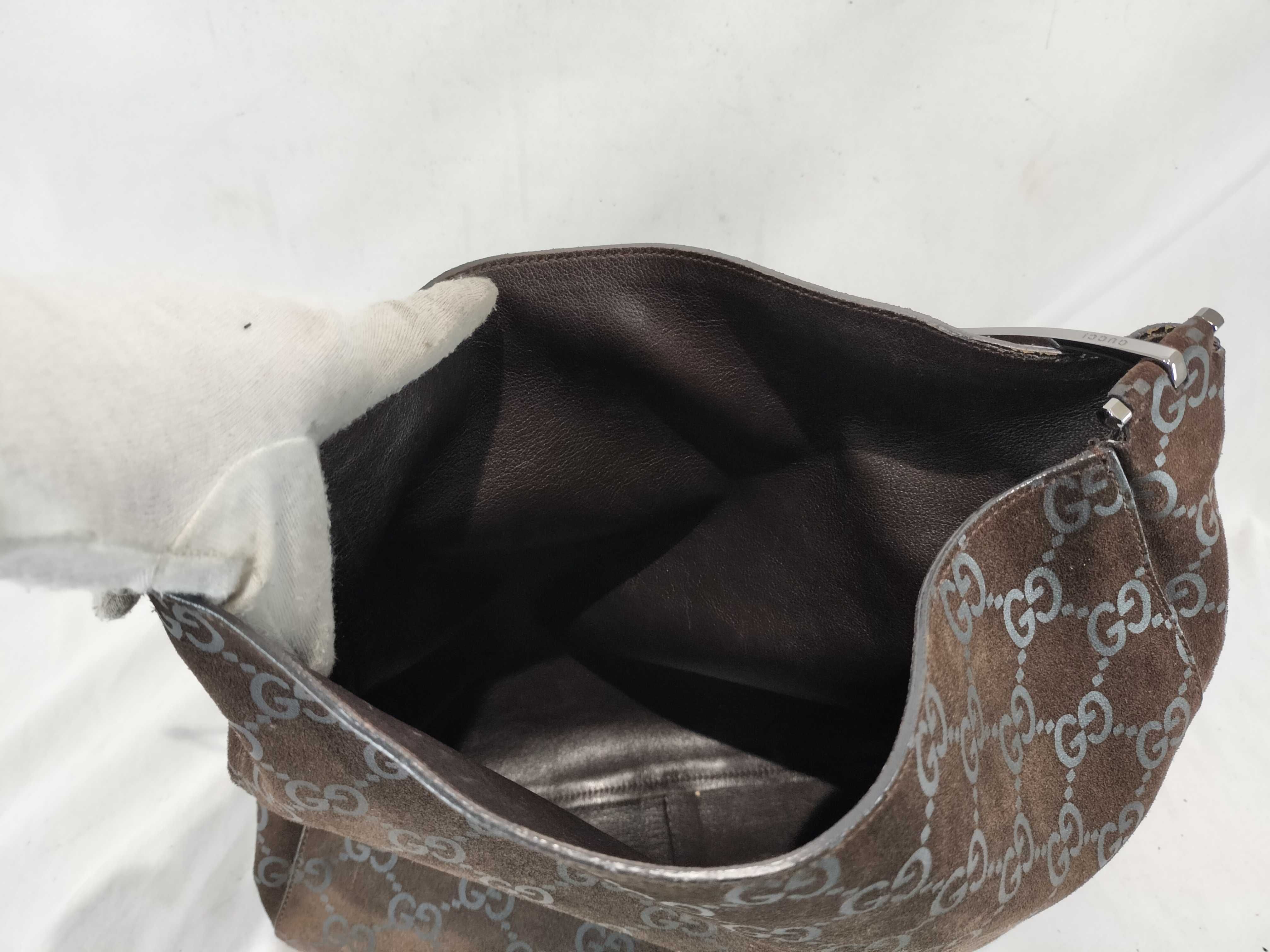GG Suede Shoulder Bag — view 8