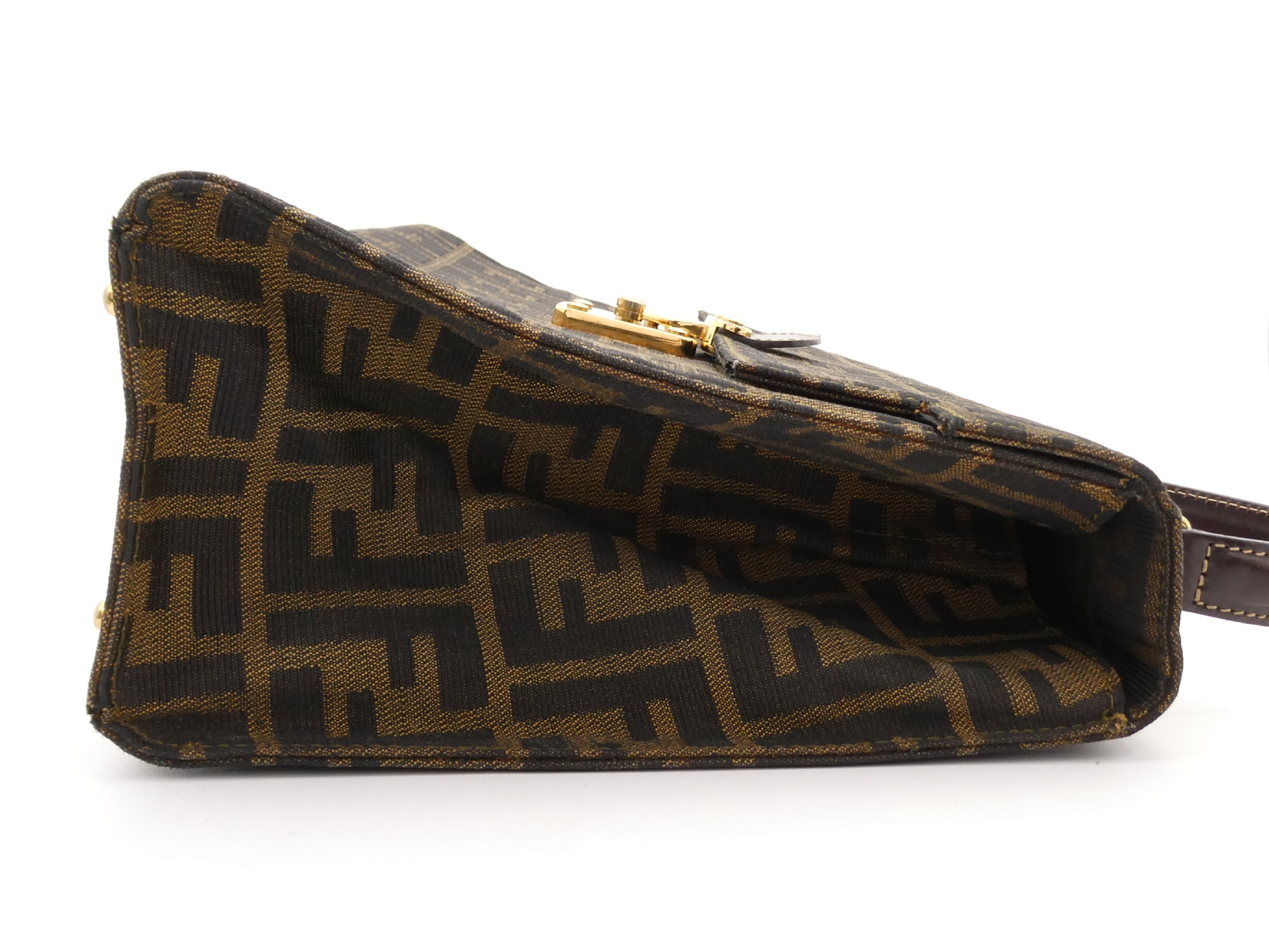 Zucca pattern lock clasp 2-way handbag — view 4