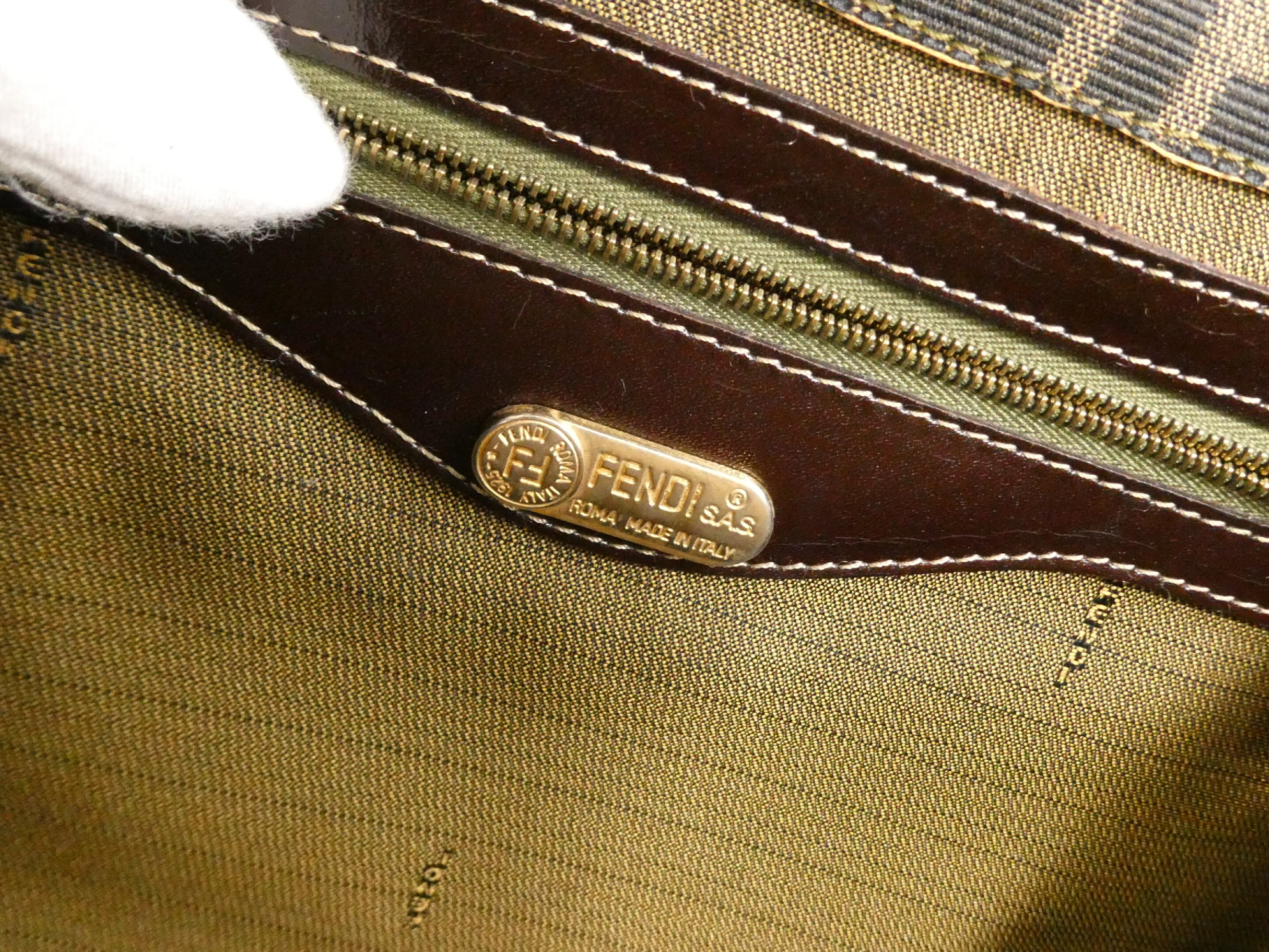 Zucca pattern lock clasp 2-way handbag — view 8