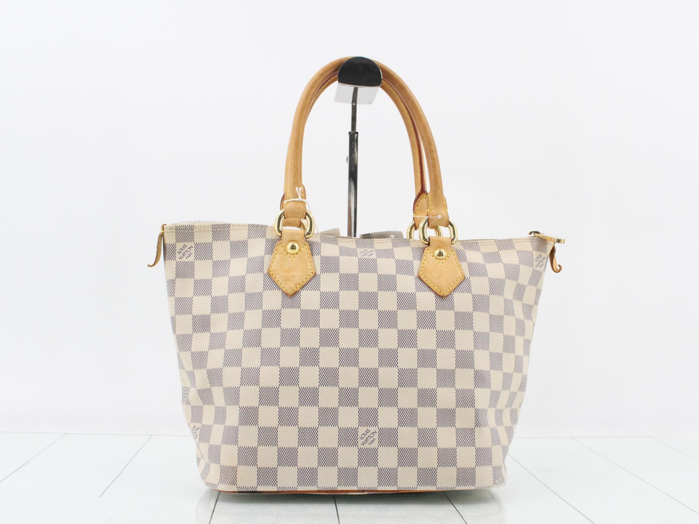 Damier Azur Saleya PM Tote Bag — view 2