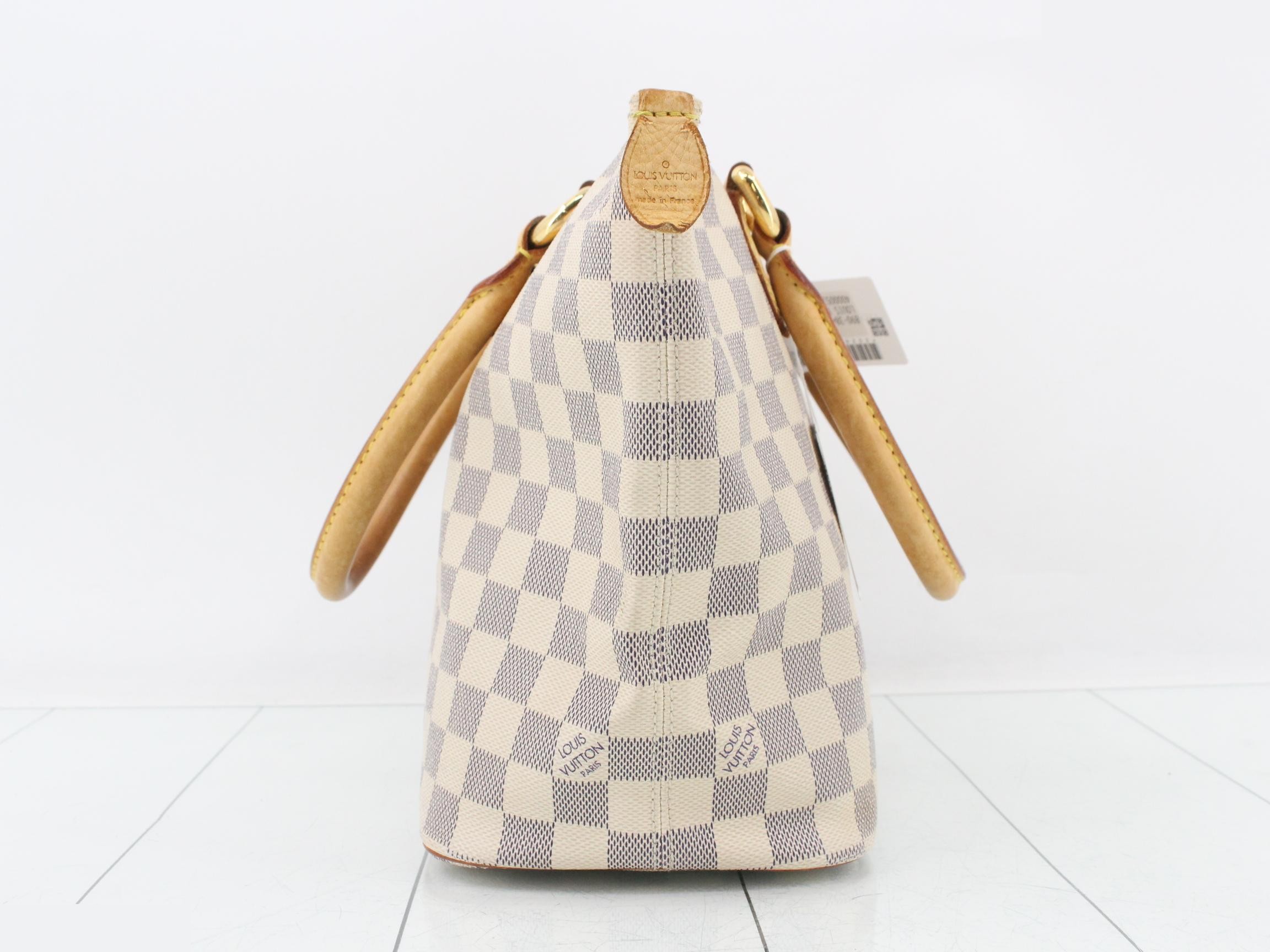 Damier Azur Saleya PM Tote Bag — view 3
