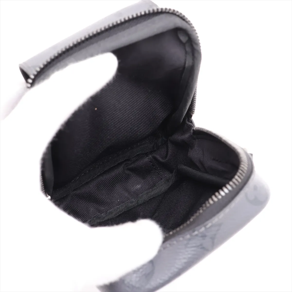 Monogram Eclipse Double Phone Pouch M81321 Black (RFID detected) — view 6