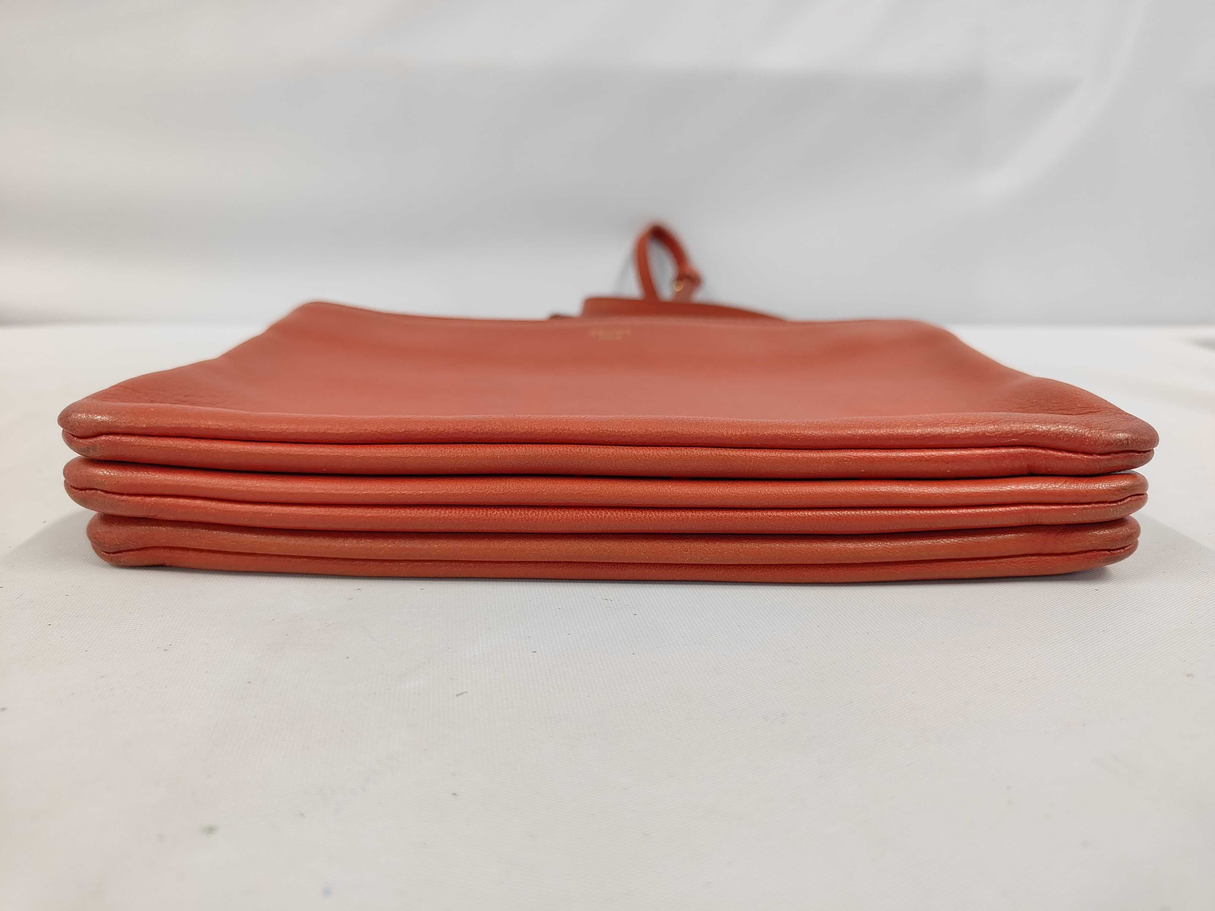 Trio Shoulder Bag, Red, with Dust Bag — view 3