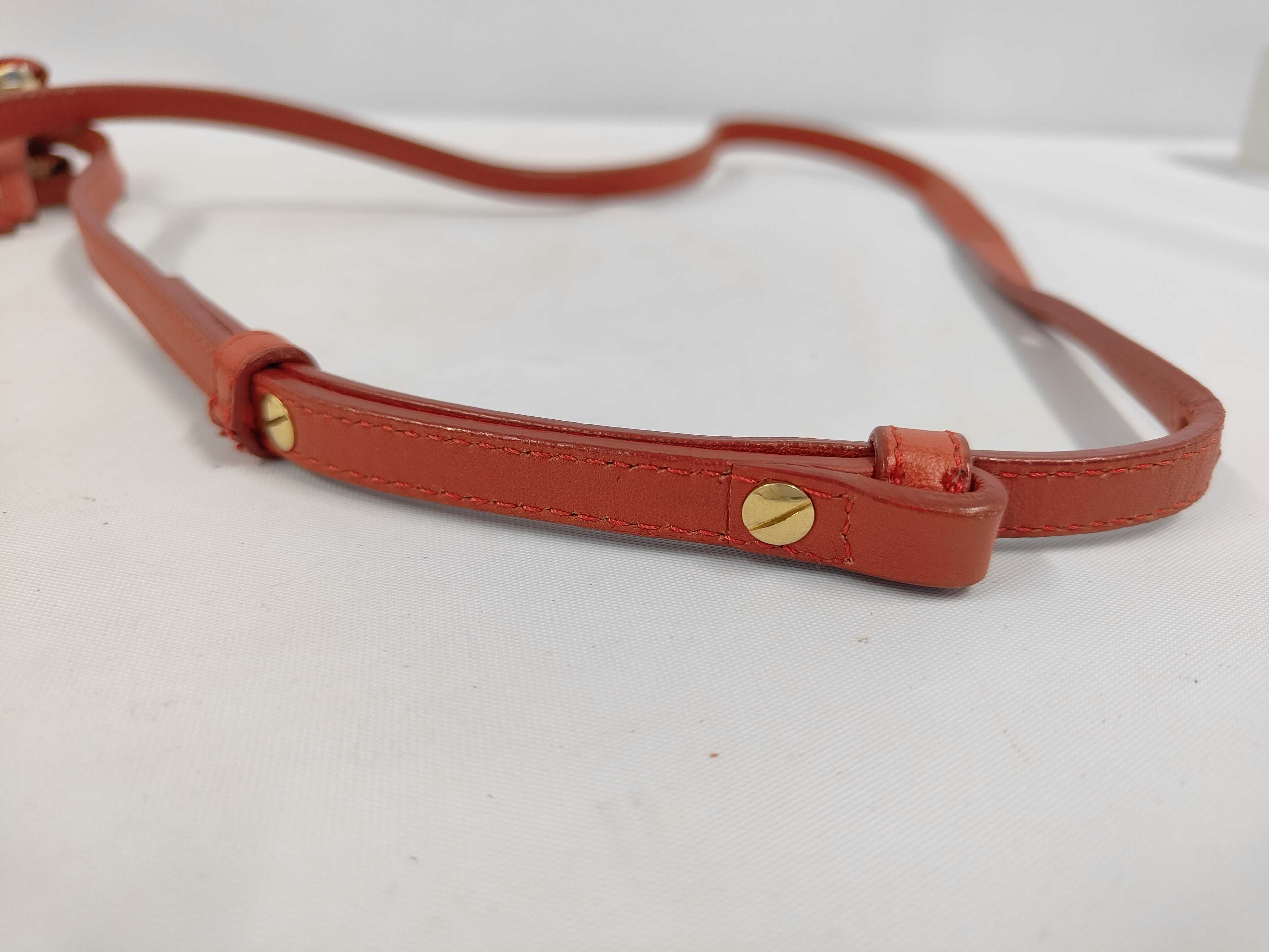 Trio Shoulder Bag, Red, with Dust Bag — view 5