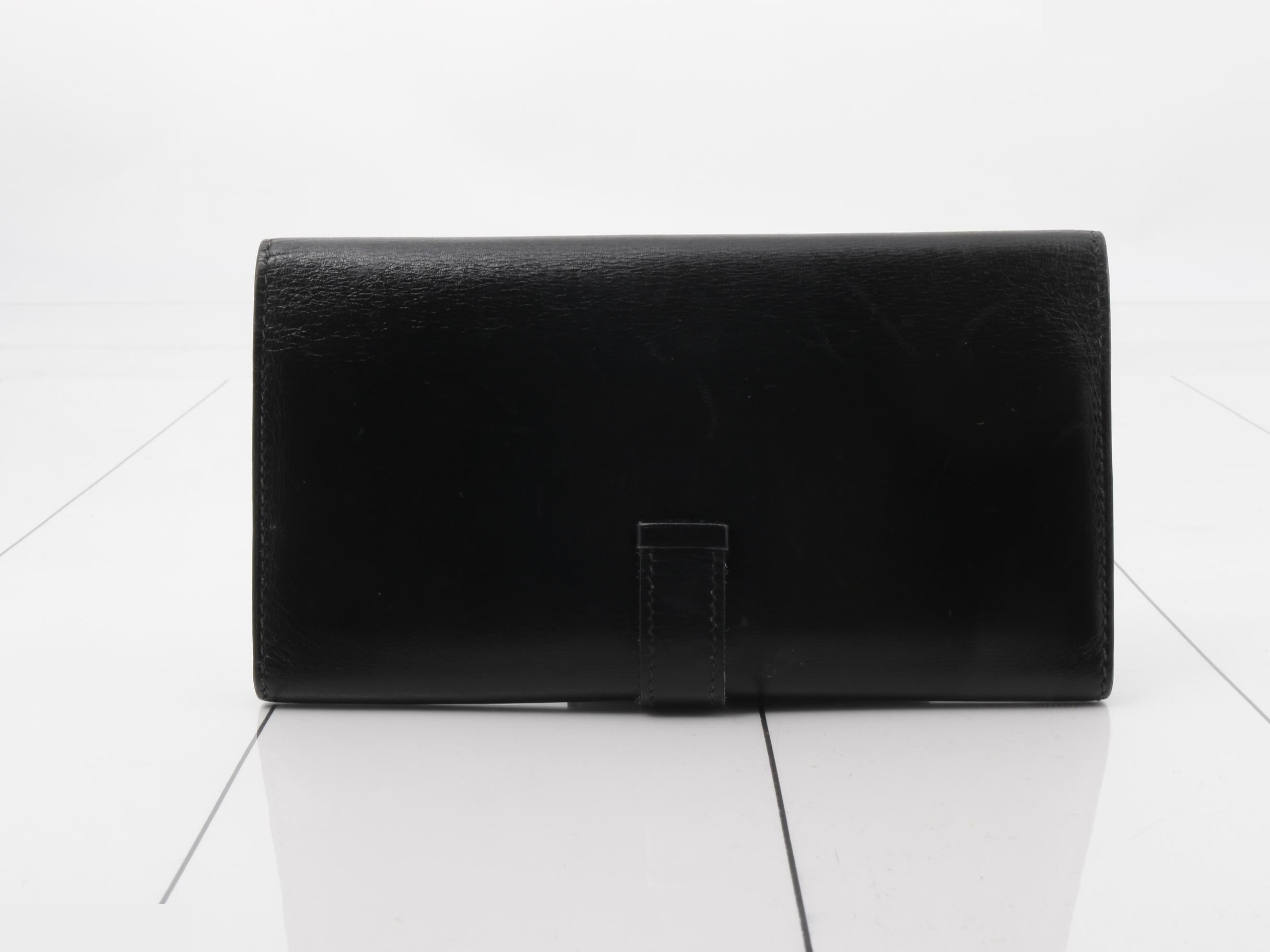 Bearndupri Leather Tri-fold Long Wallet G Stamp — view 2