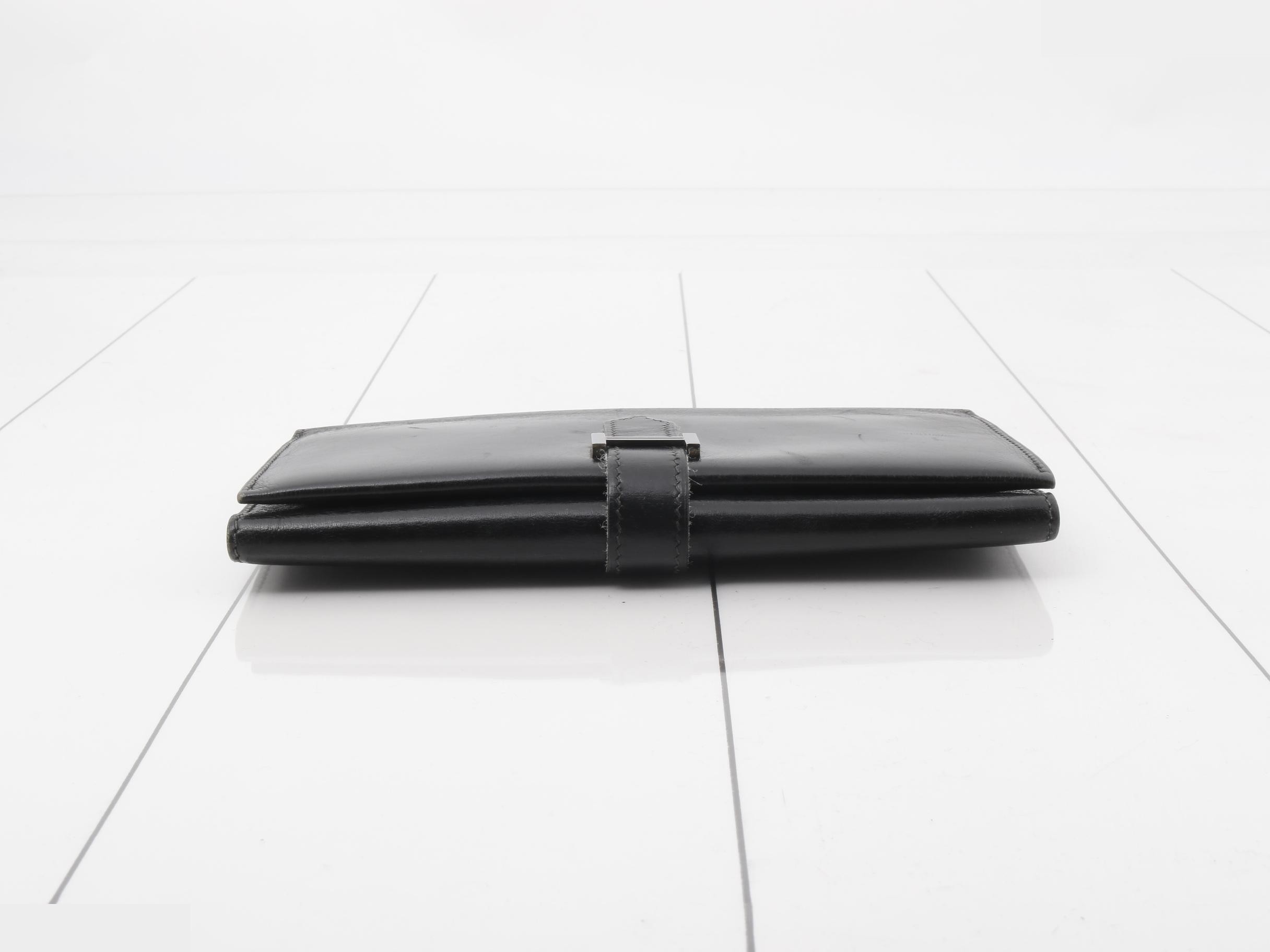 Bearndupri Leather Tri-fold Long Wallet G Stamp — view 3