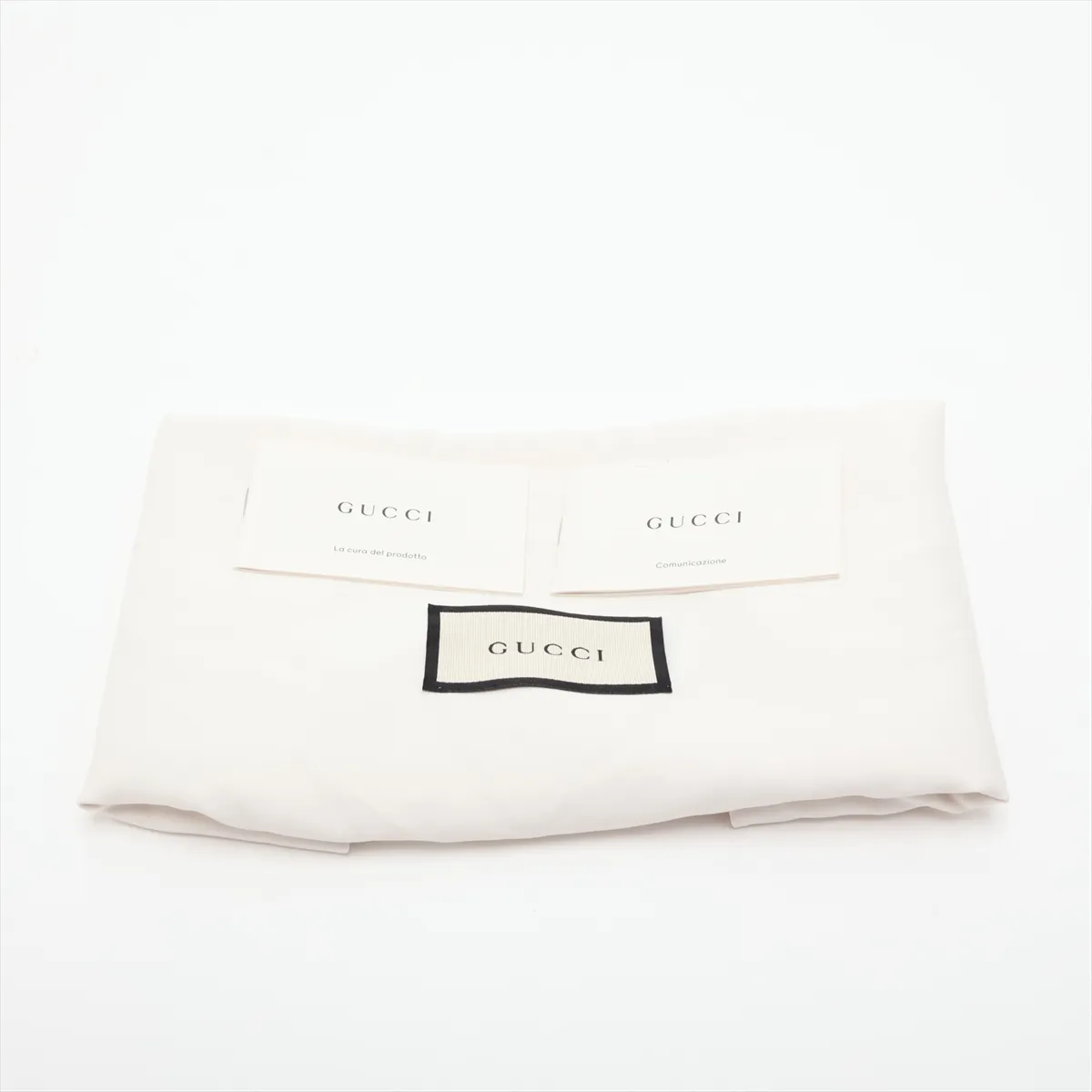 GG Canvas 449174 Canvas x Leather Waist Pouch Beige Outlet — view 9