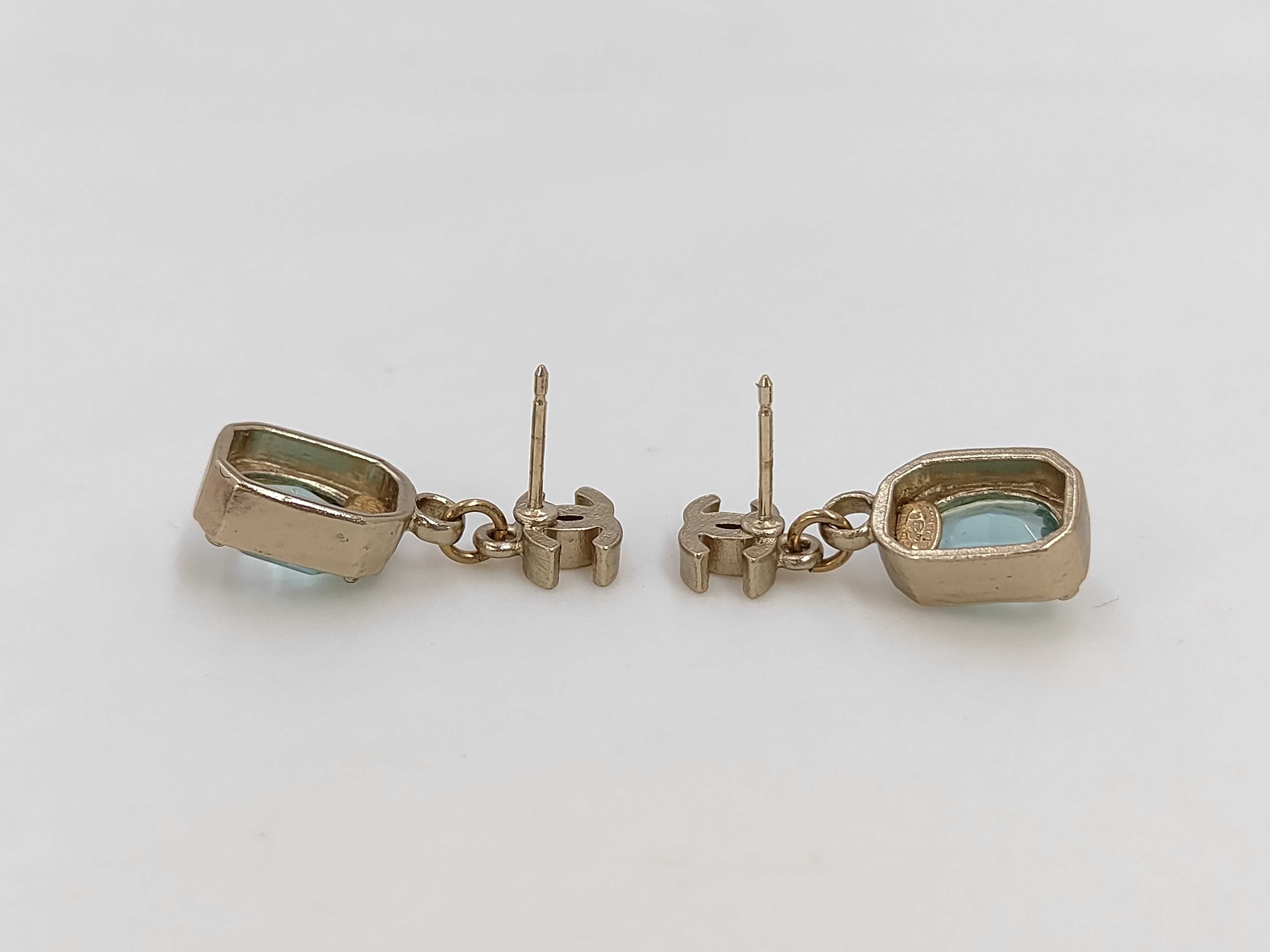 07A Coco Mark Color Stone Earrings — view 5