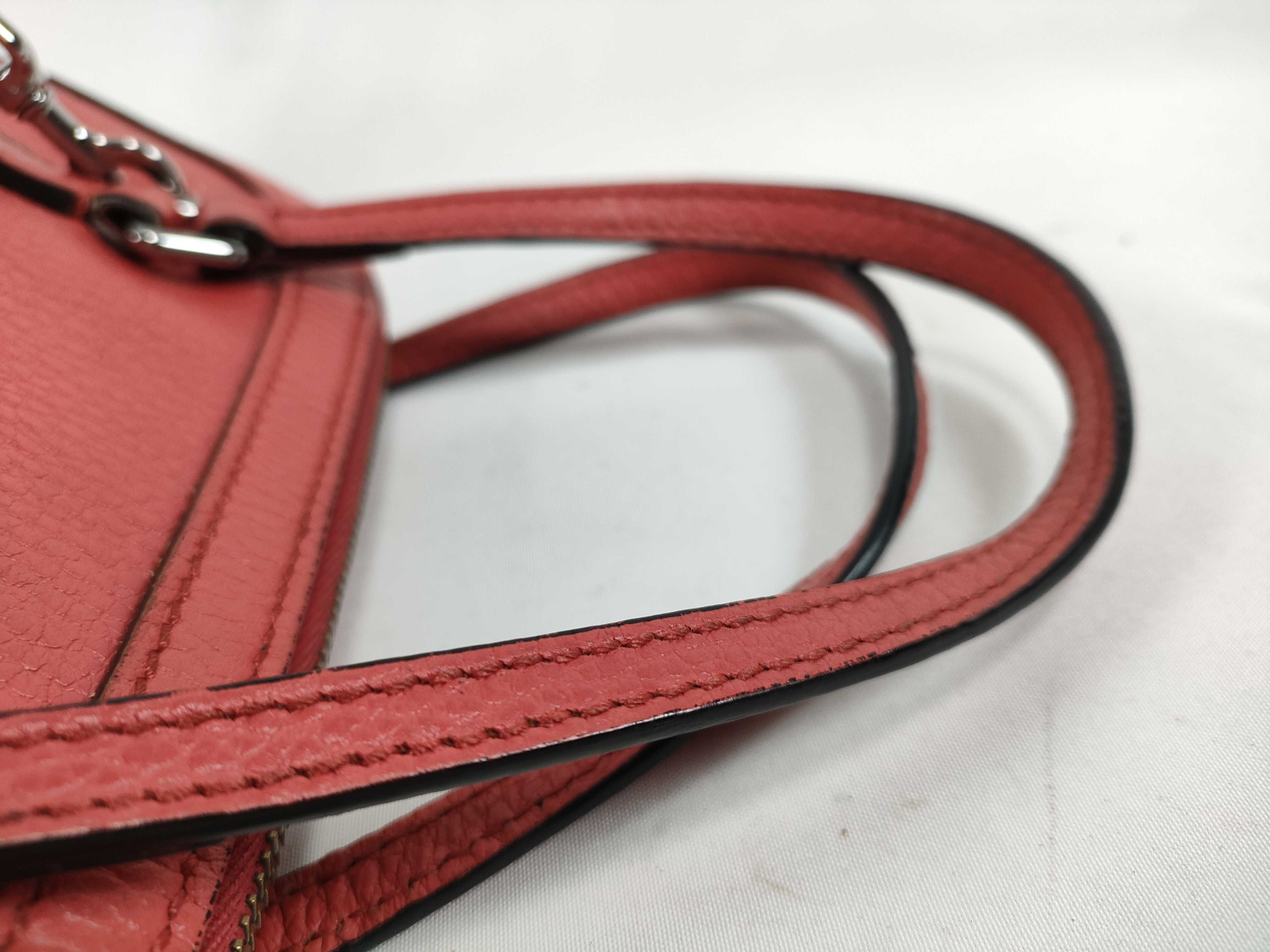 Women's Leather Handbag Shoulder Bag Red Handbag — view 3