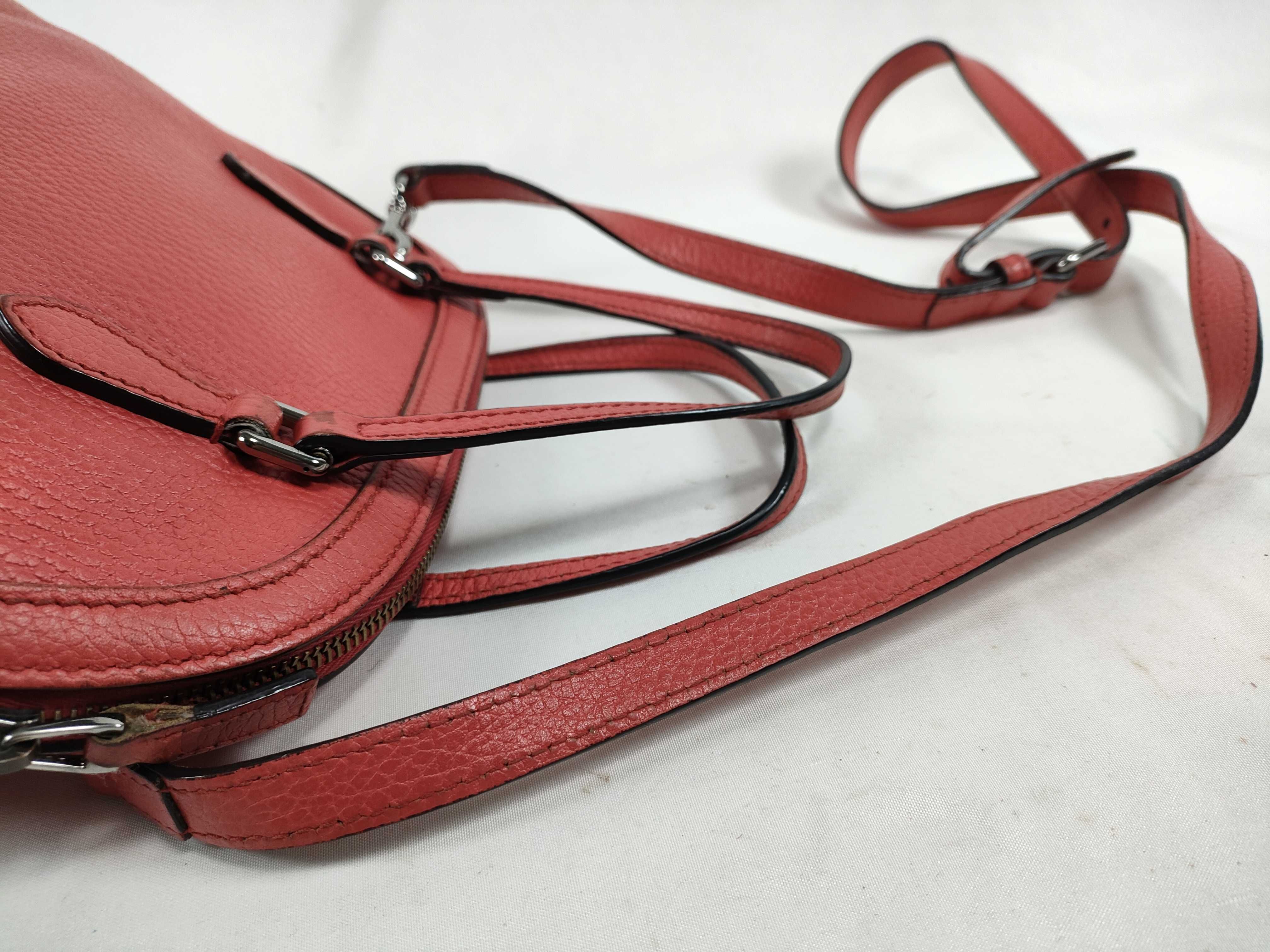 Women's Leather Handbag Shoulder Bag Red Handbag — view 6