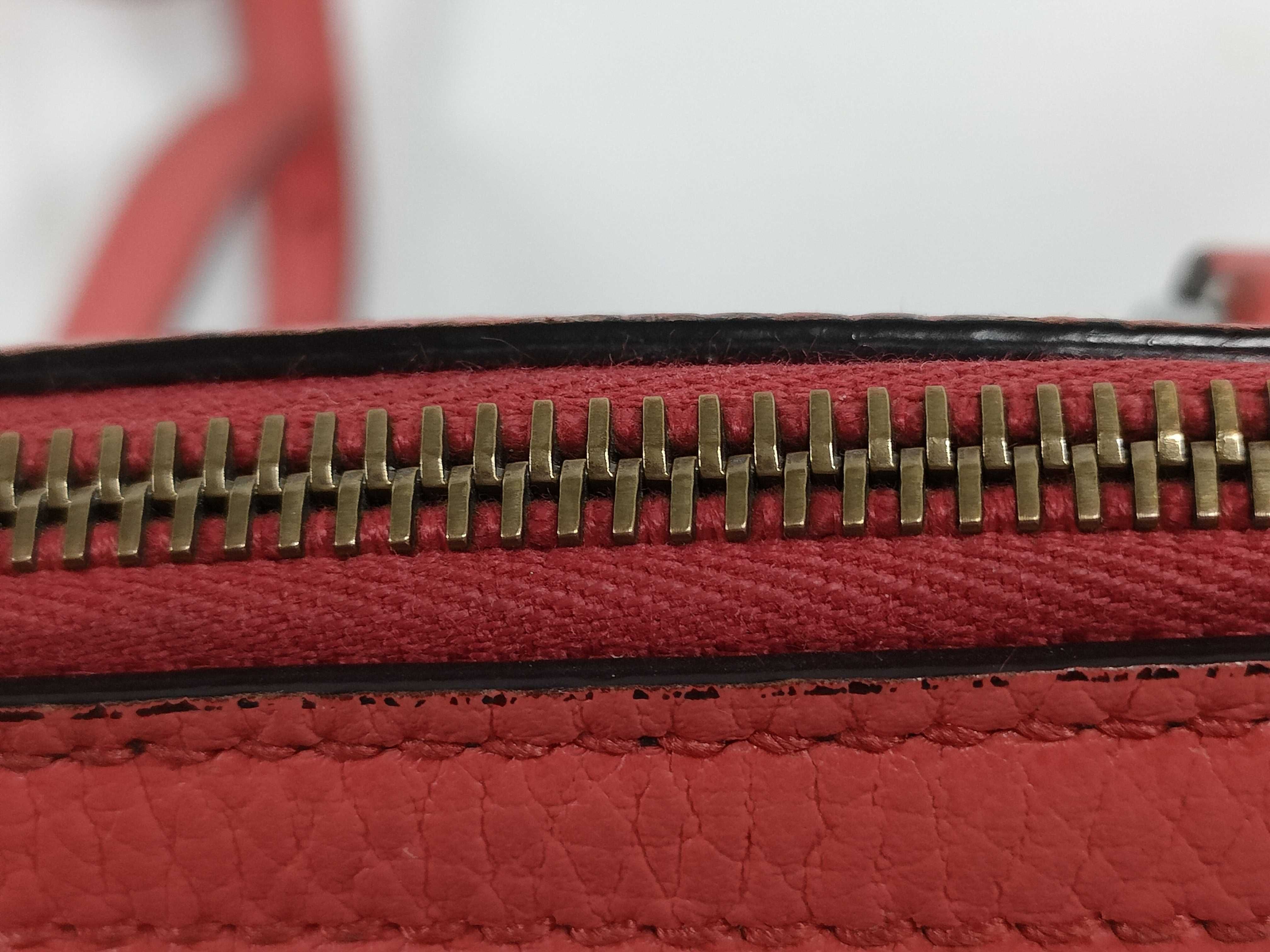 Women's Leather Handbag Shoulder Bag Red Handbag — view 7