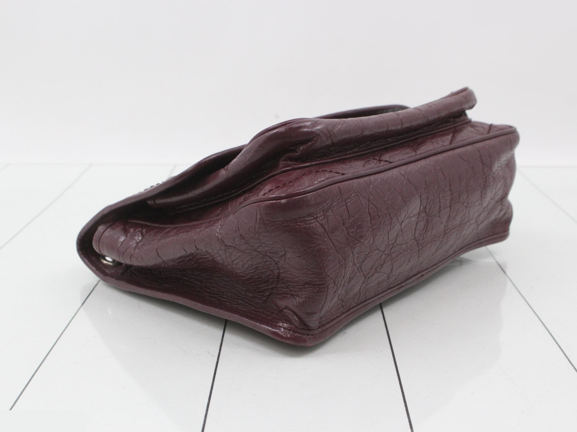 Niki Leather Chain Semi-Shoulder Bag — view 5