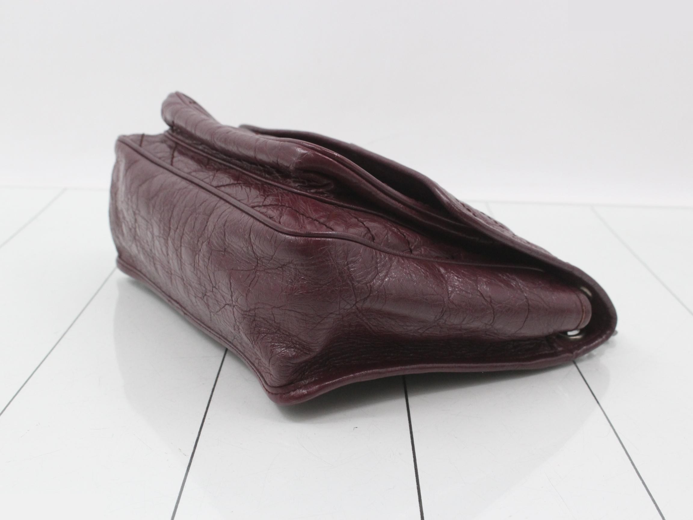Niki Leather Chain Semi-Shoulder Bag — view 6