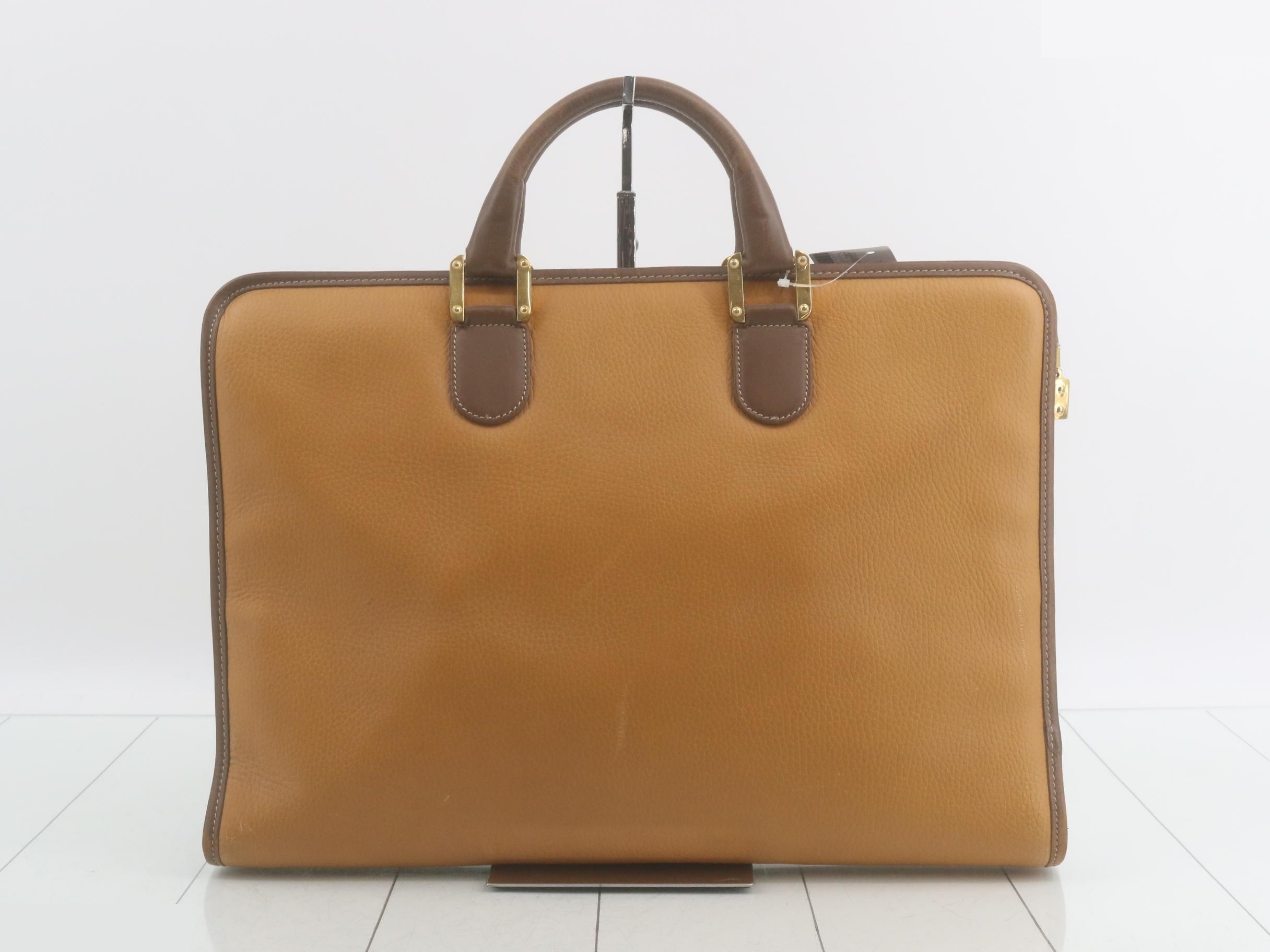 briefcase, business bag, leather — view 2