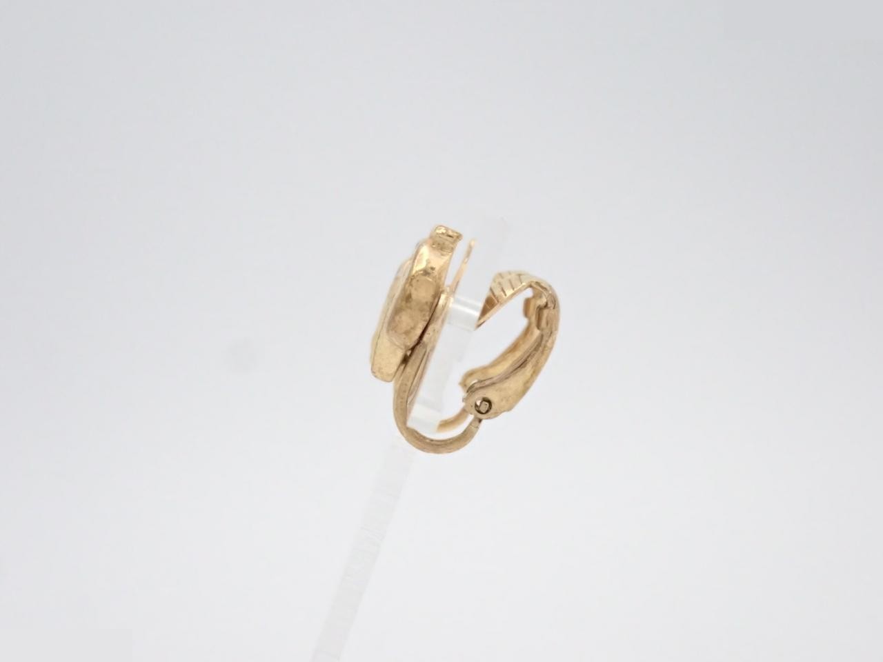 CD logo earrings — view 3