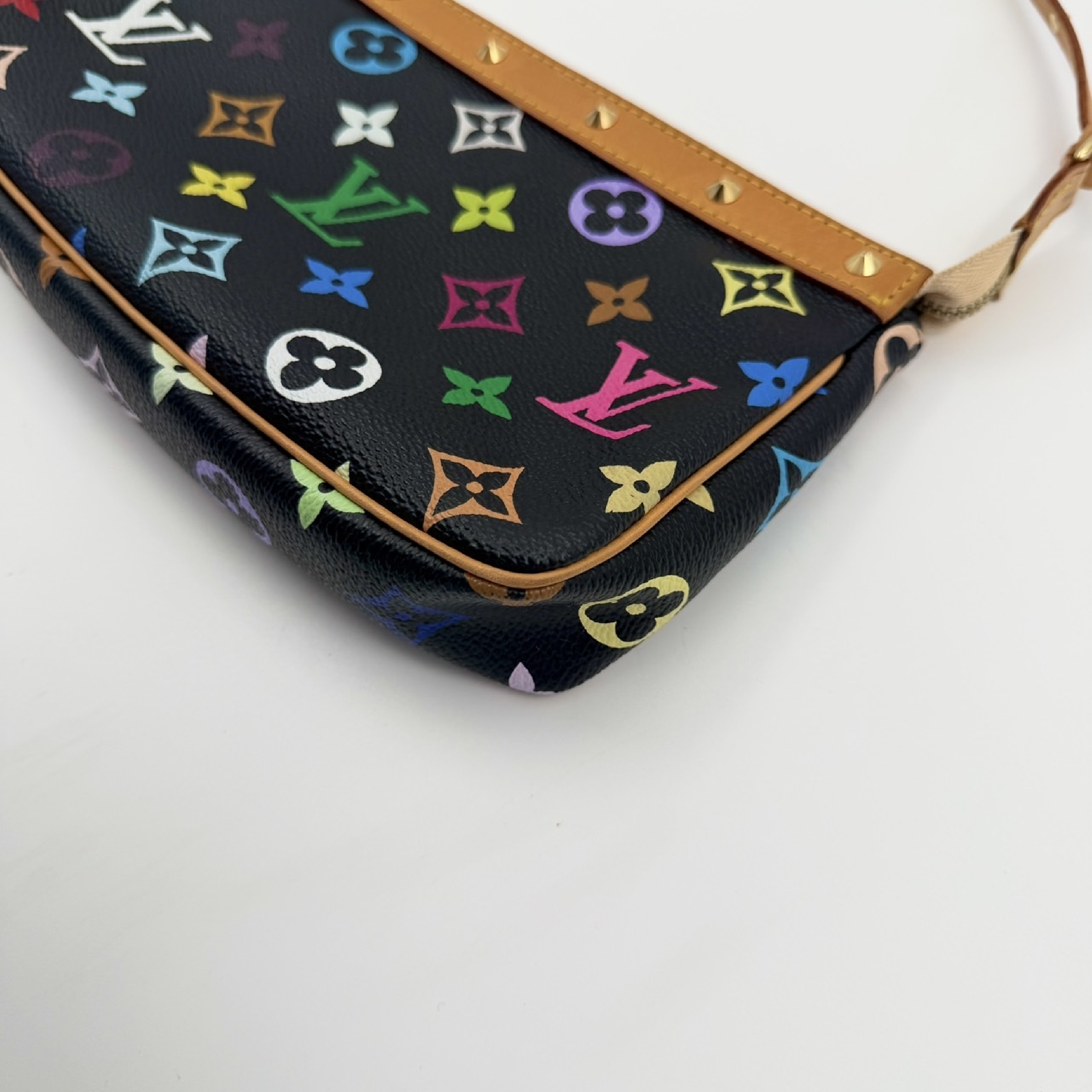 Multicolor Pochette Accessoires Pouch — view 4