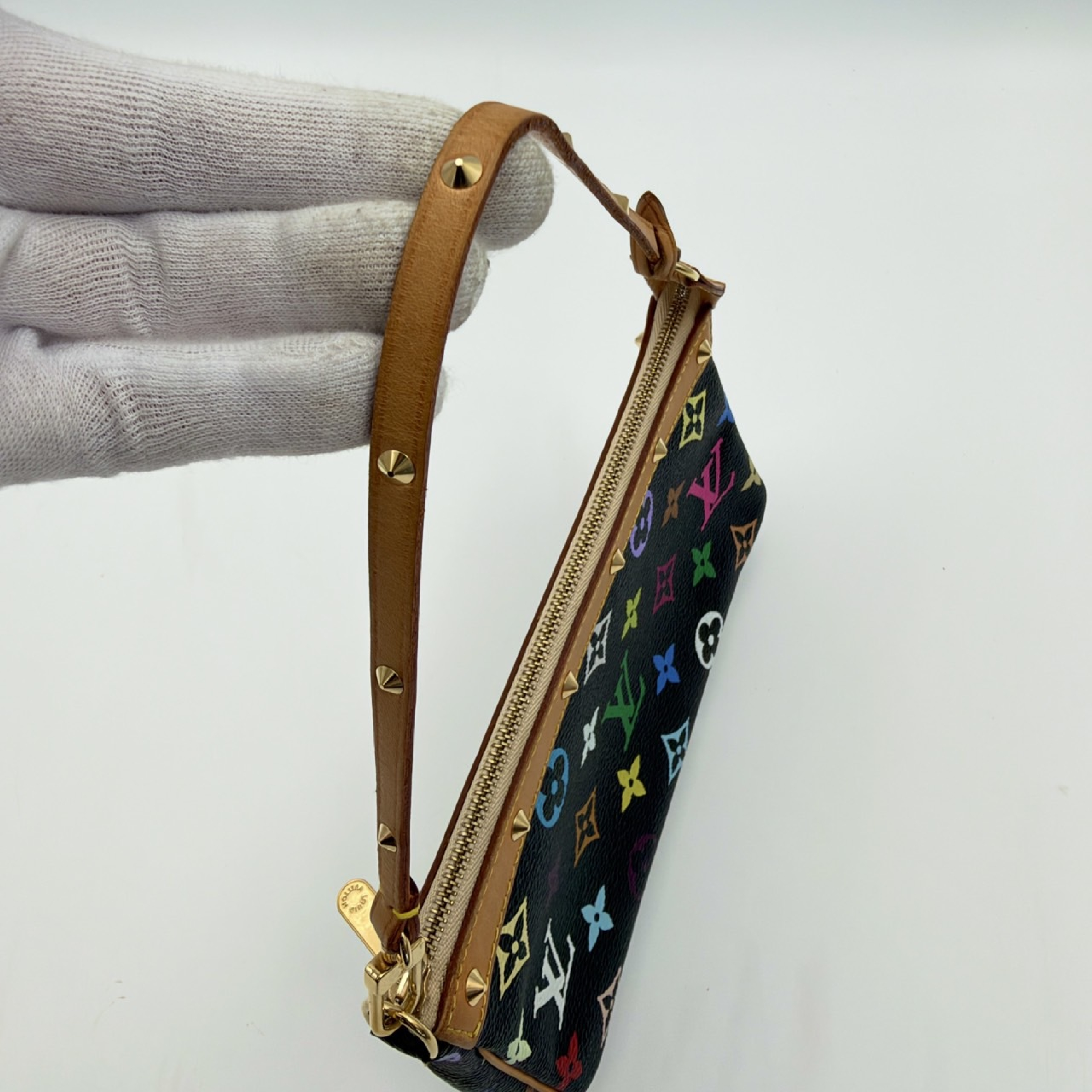 Multicolor Pochette Accessoires Pouch — view 5