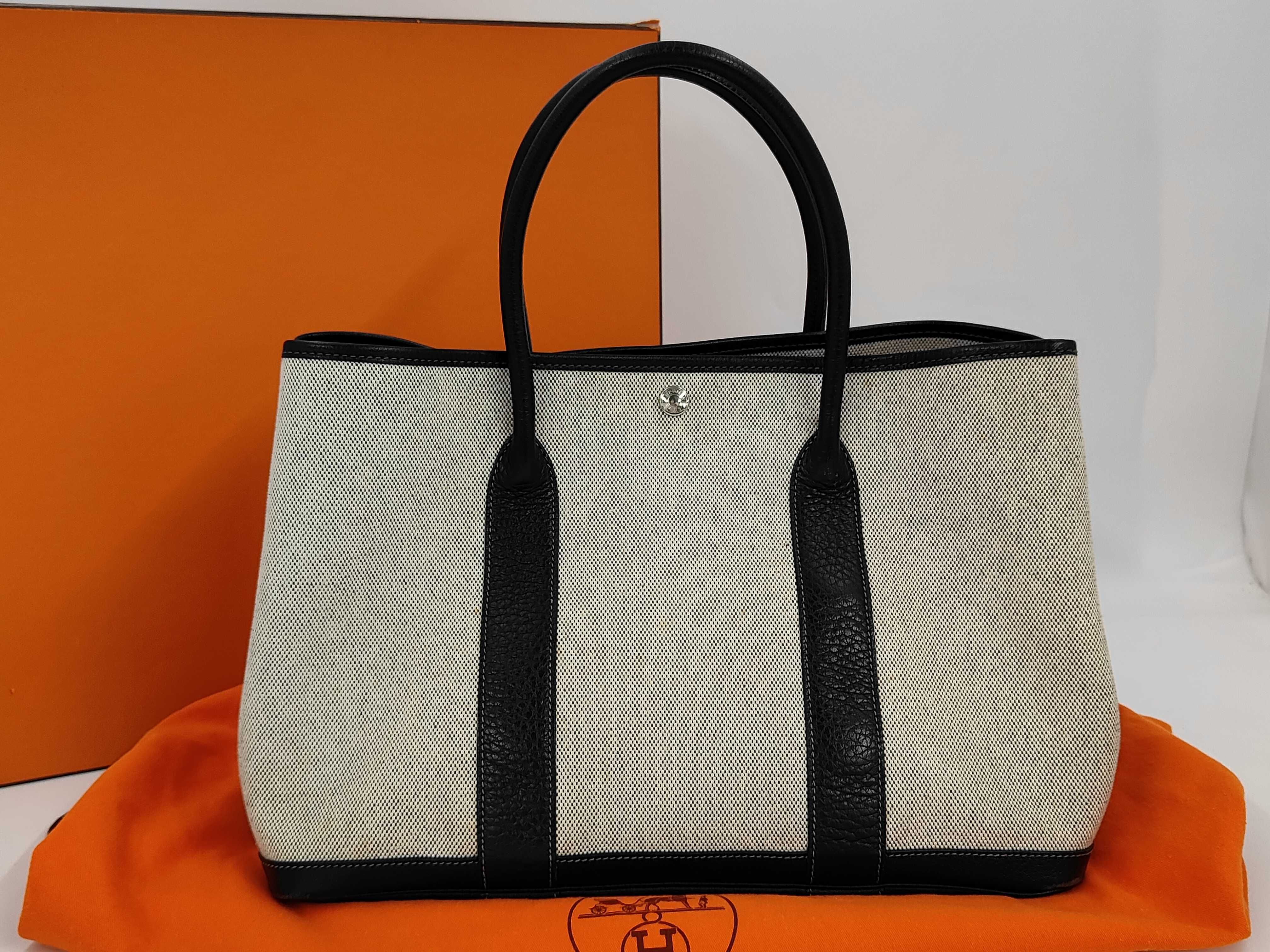 Garden Party PM Toile G stamp tote bag