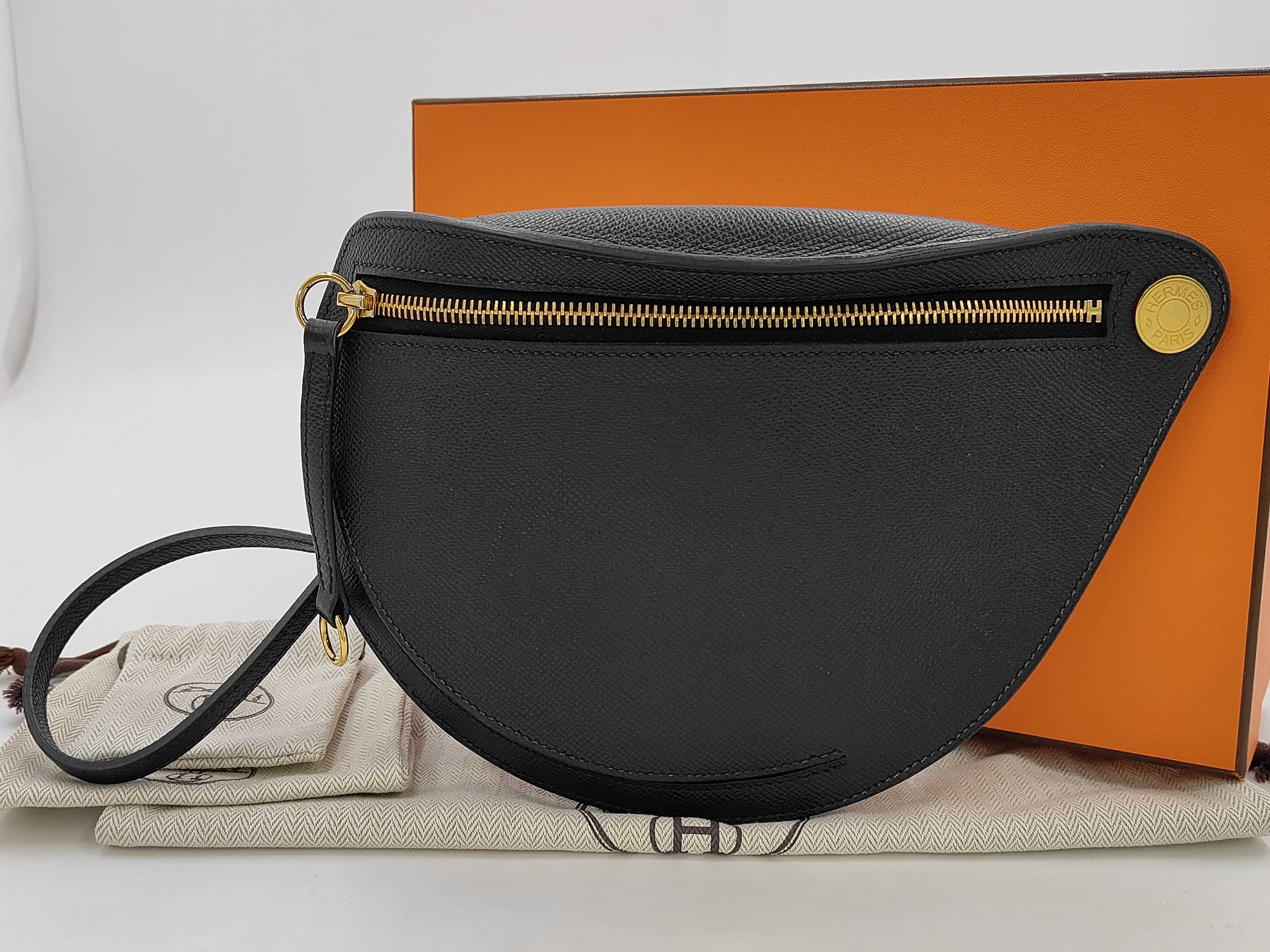 Petite Course Epsom Leather Shoulder Bag with Gold Hardware (B Stamp)