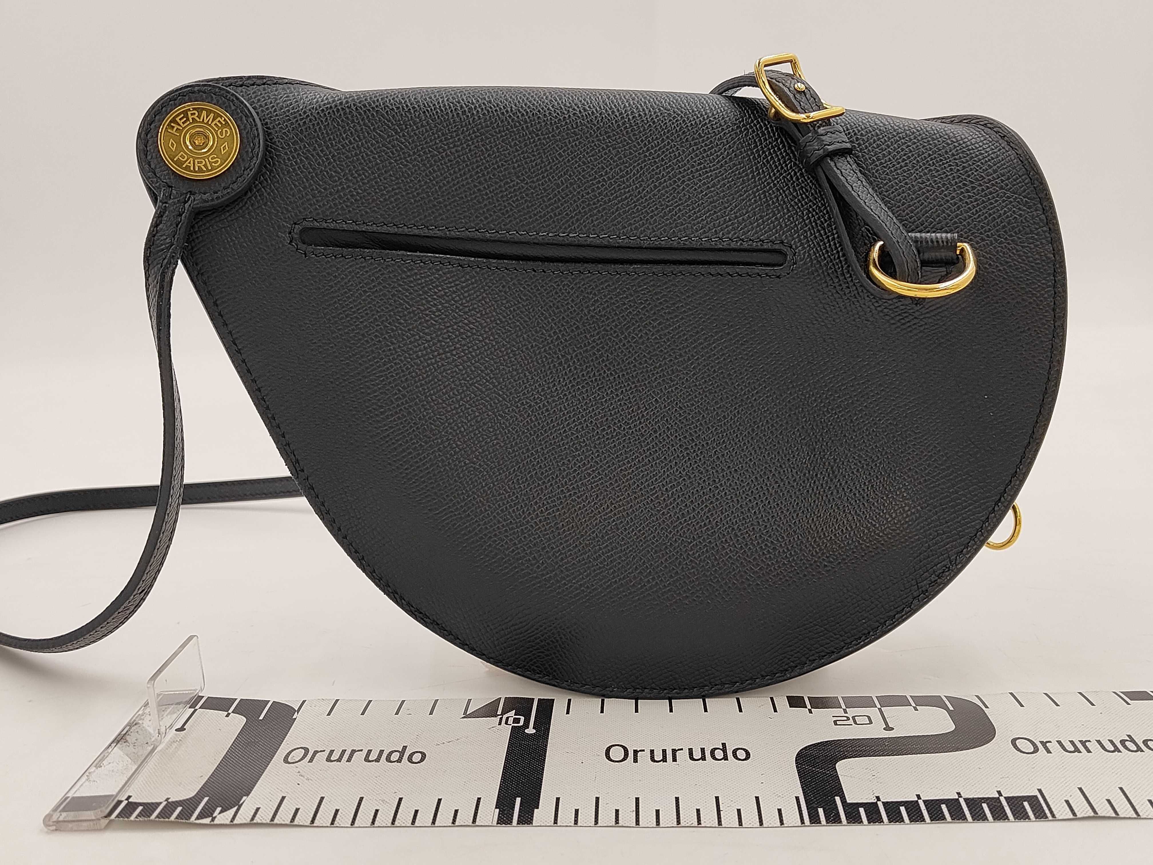 Petite Course Epsom Leather Shoulder Bag with Gold Hardware (B Stamp) — view 2