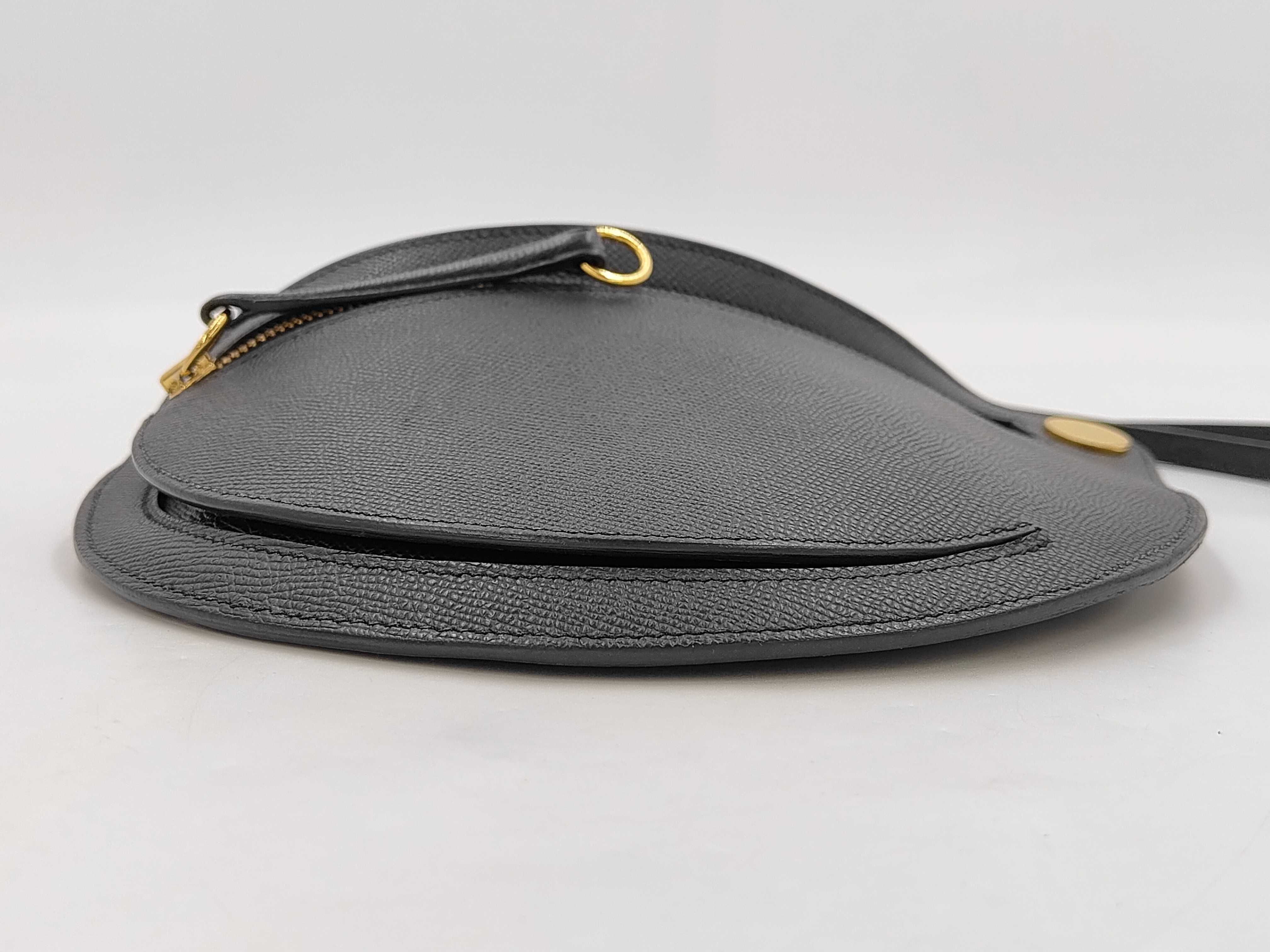 Petite Course Epsom Leather Shoulder Bag with Gold Hardware (B Stamp) — view 7