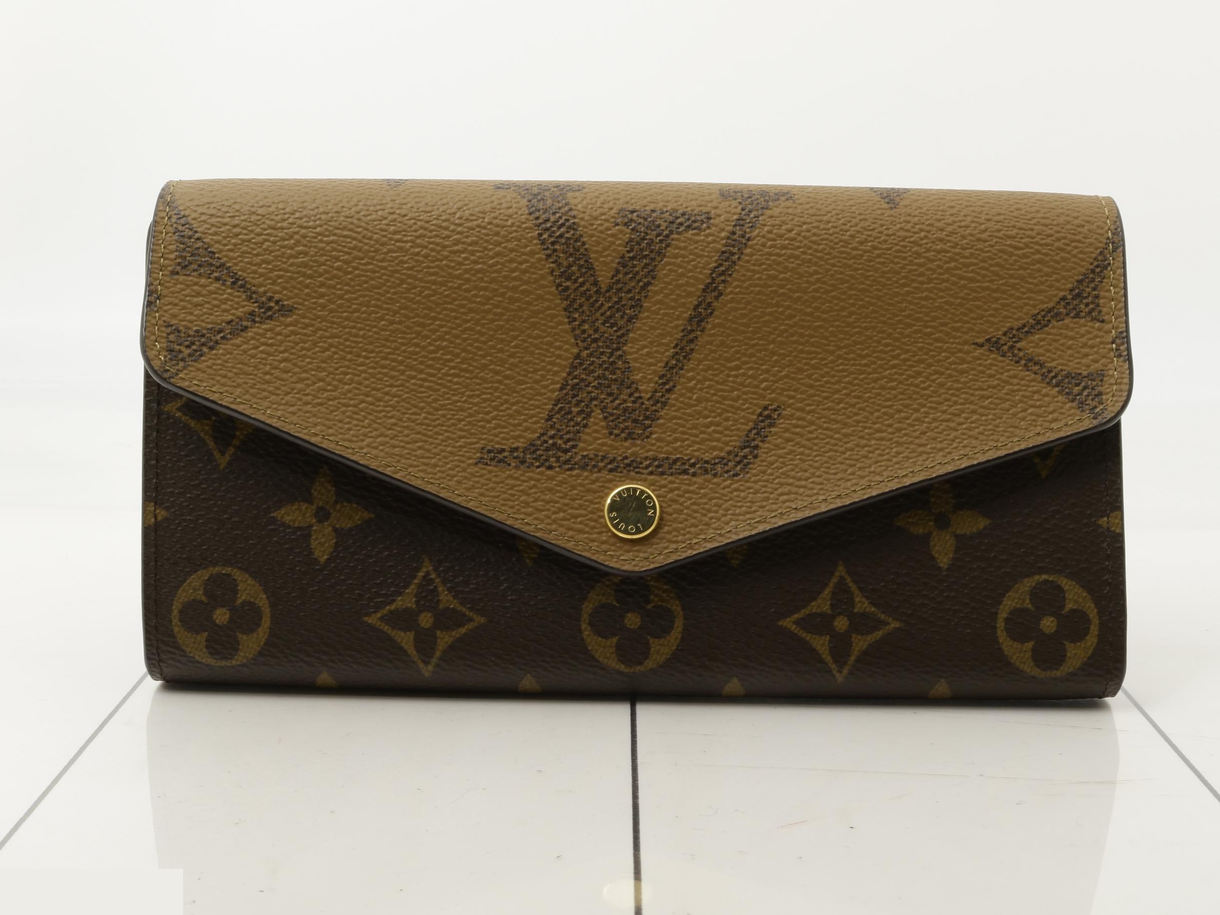 Monogram Reverse Sarah Long Wallet with IC Chip