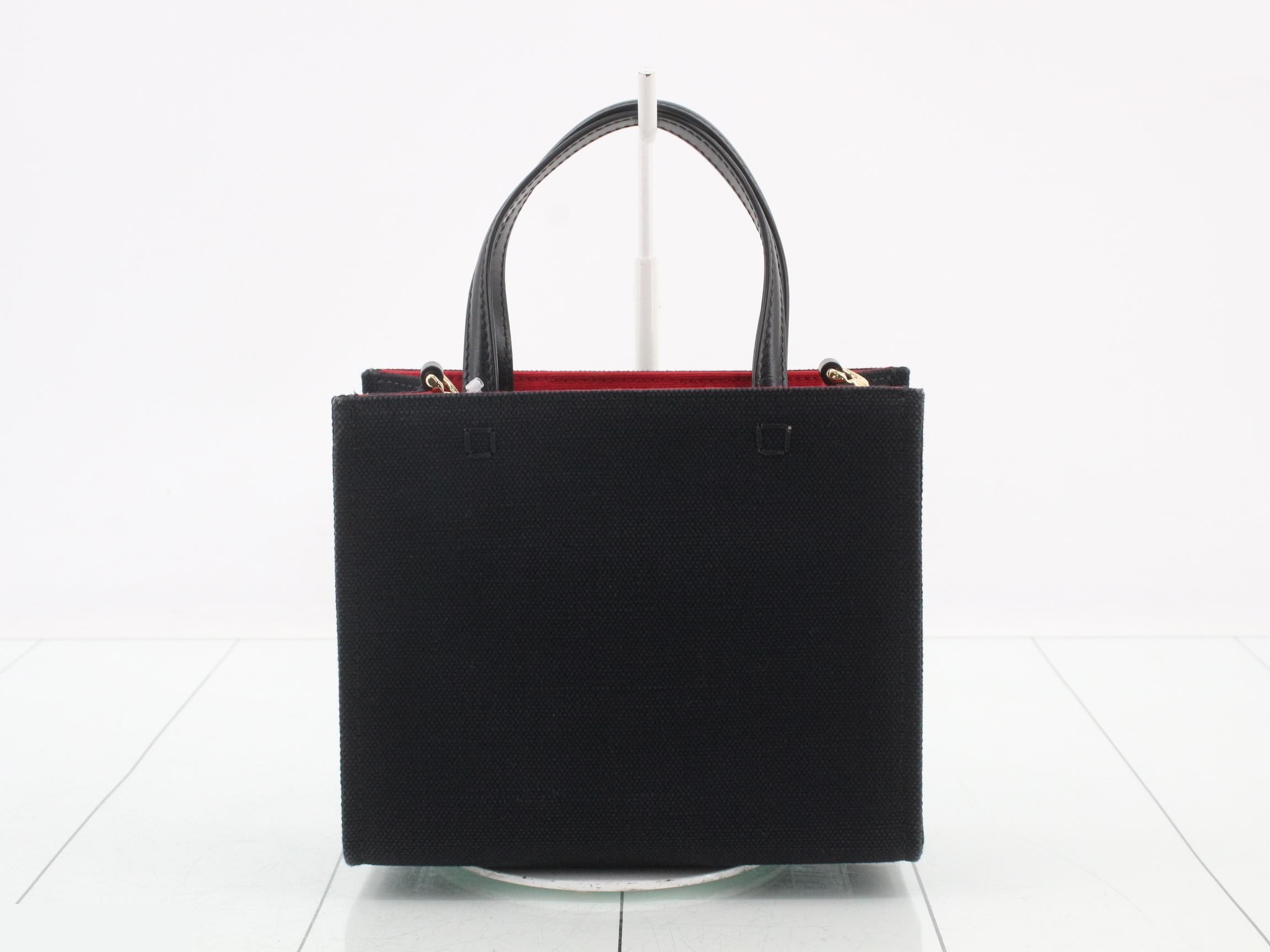 Mini Tote Bag, 2-Way, Black — view 2