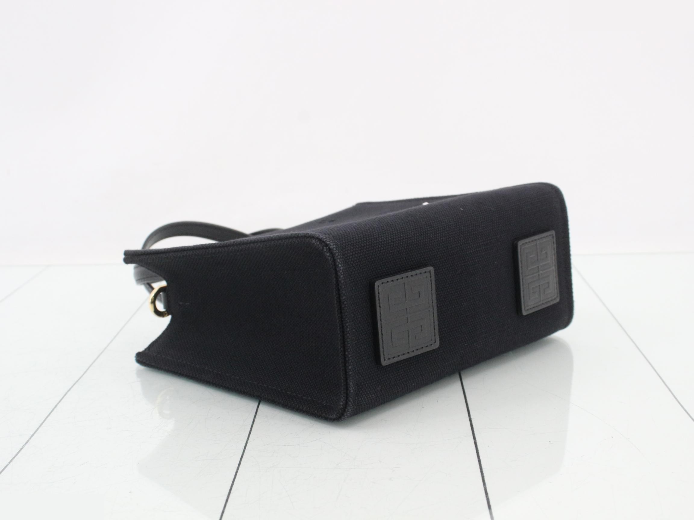 Mini Tote Bag, 2-Way, Black — view 5