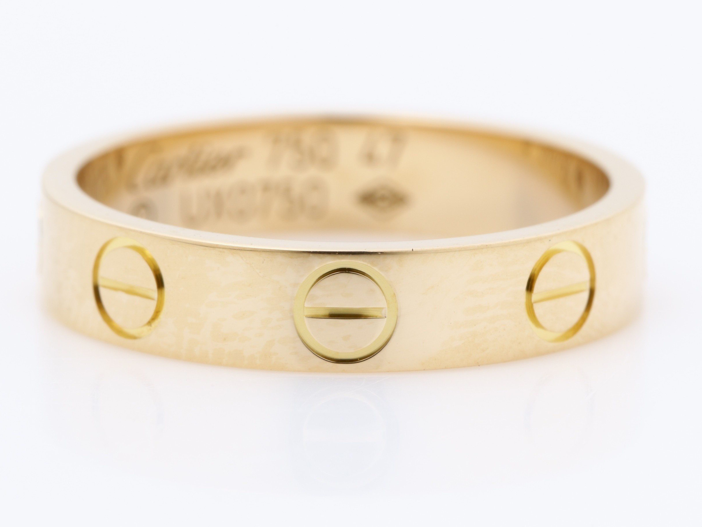 750PG Mini Love Ring, Size 47 / Width approx. 3.4mm, 2.8g — view 2