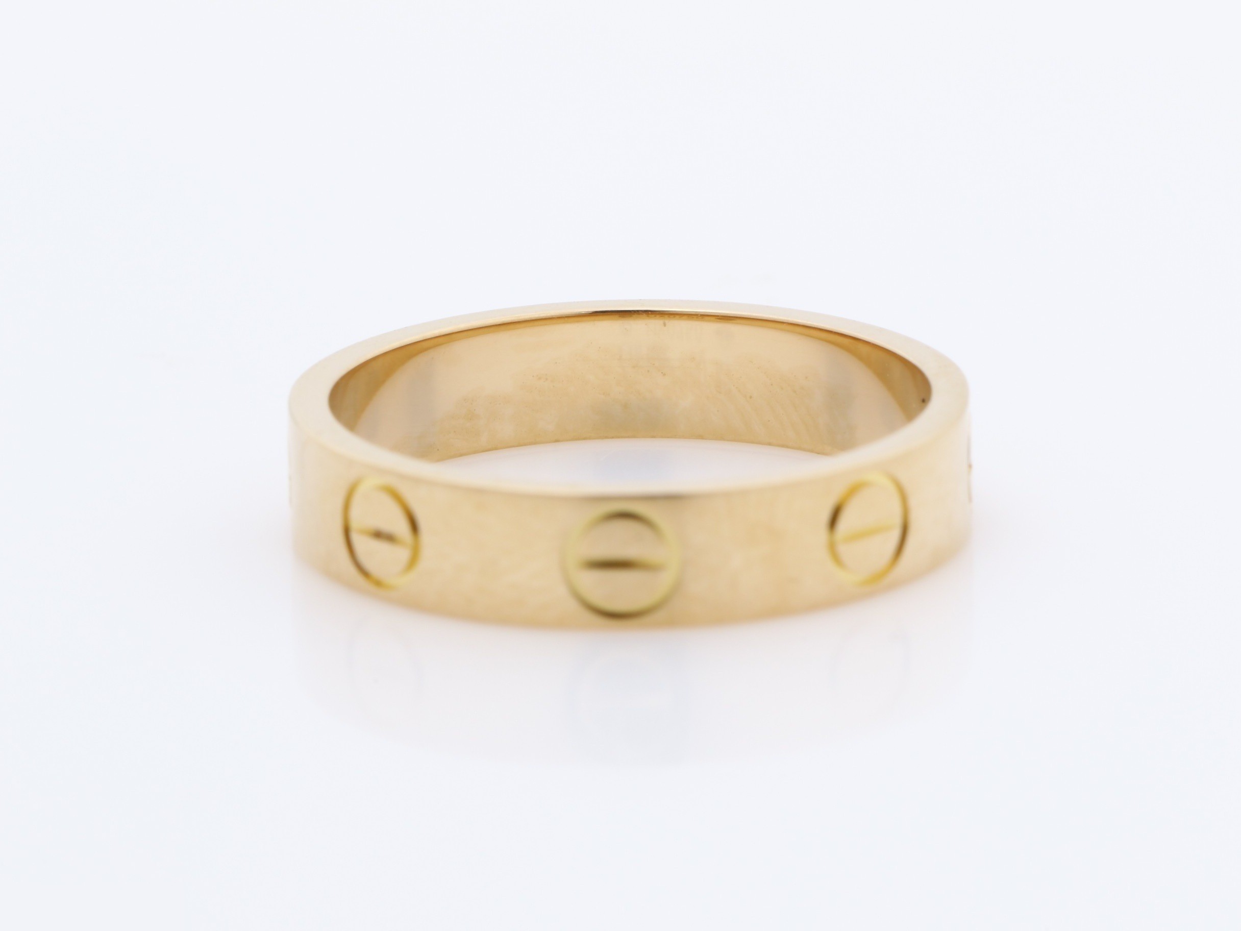 750PG Mini Love Ring, Size 47 / Width approx. 3.4mm, 2.8g — view 4