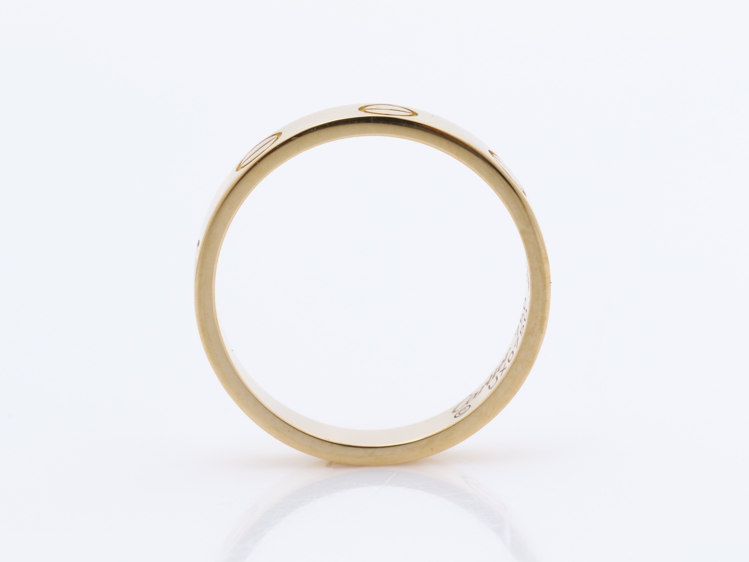 750PG Mini Love Ring, Size 47 / Width approx. 3.4mm, 2.8g — view 5