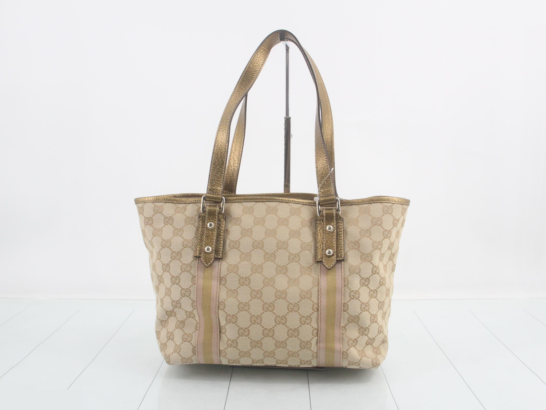 GG canvas tote bag with charm — view 2