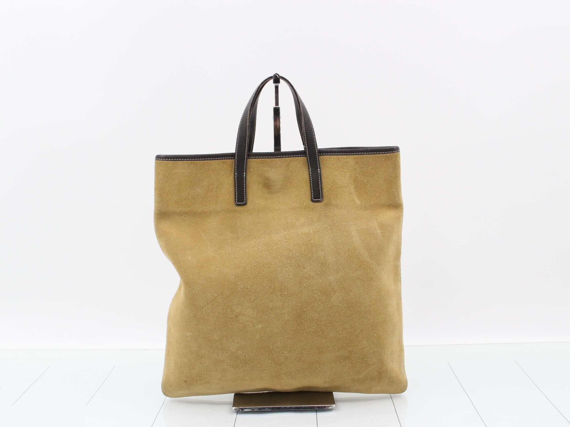 Other line bags/handbags anagram suede beige — view 2