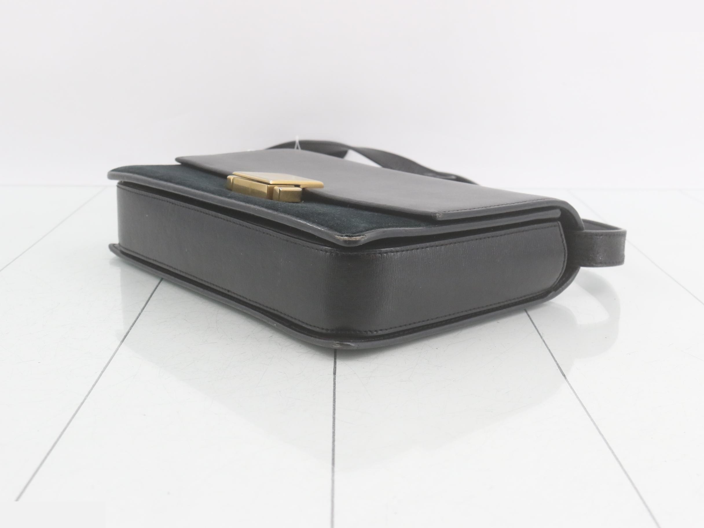 Leather suede shoulder bag — view 6