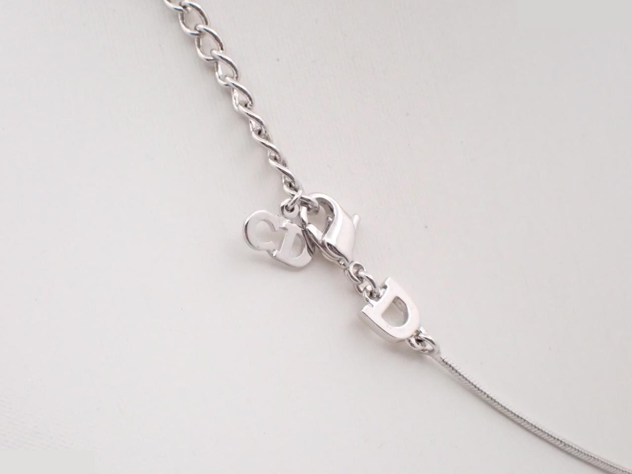 necklace, silver, logo, feather, neck circumference approximately 44cm — view 2