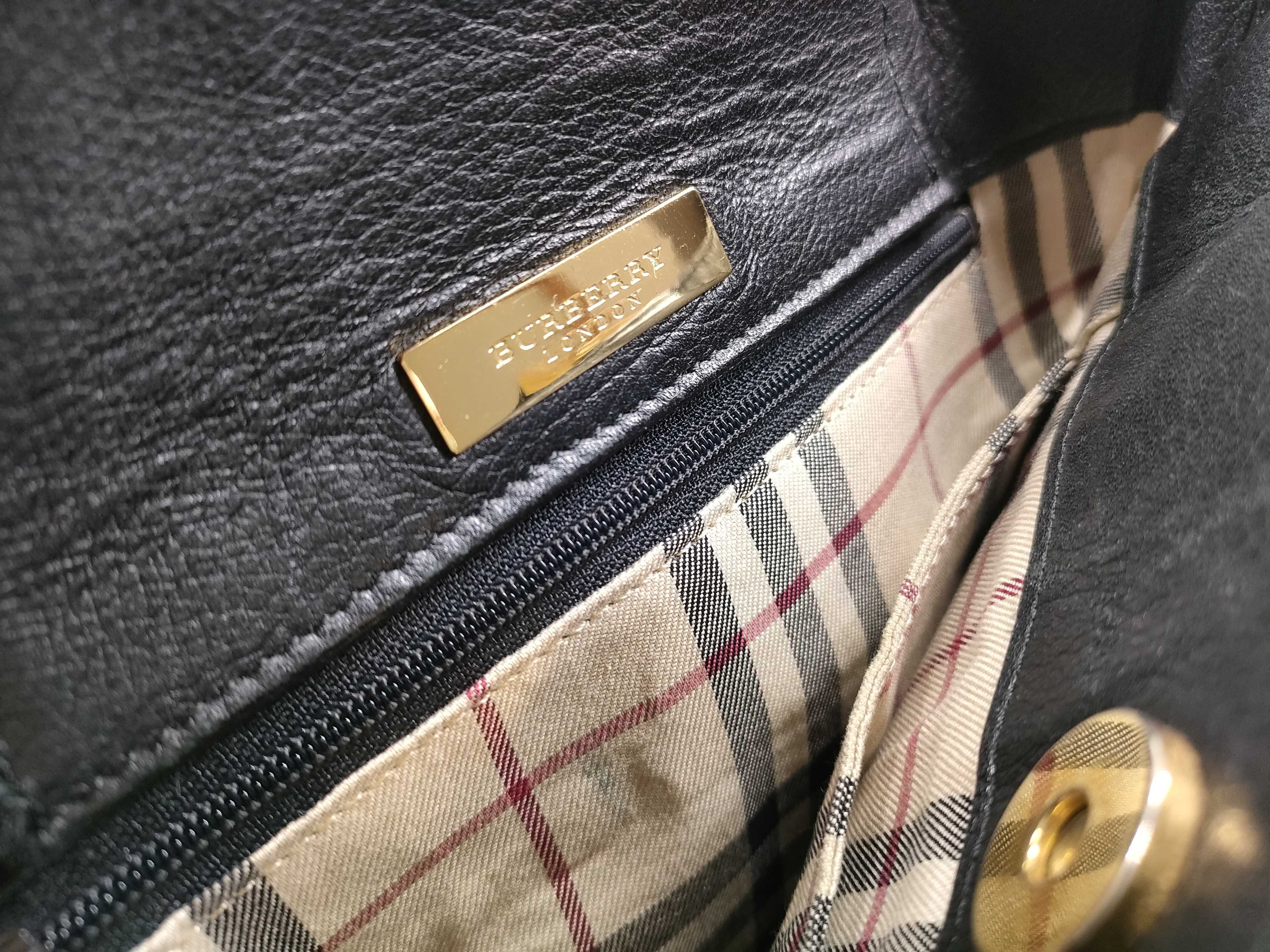 Nova Check Pattern Leather Handbag — view 14