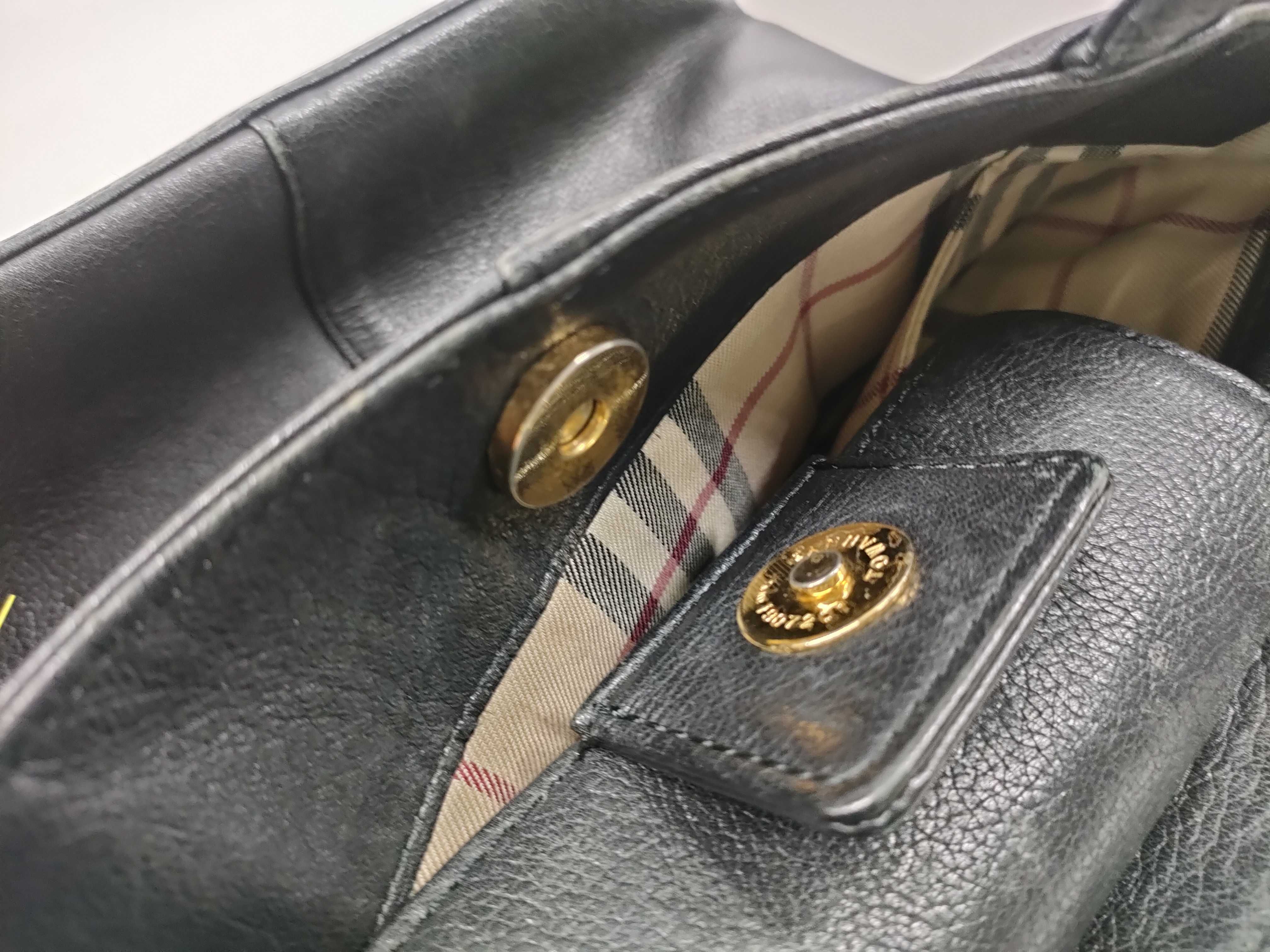 Nova Check Pattern Leather Handbag — view 8