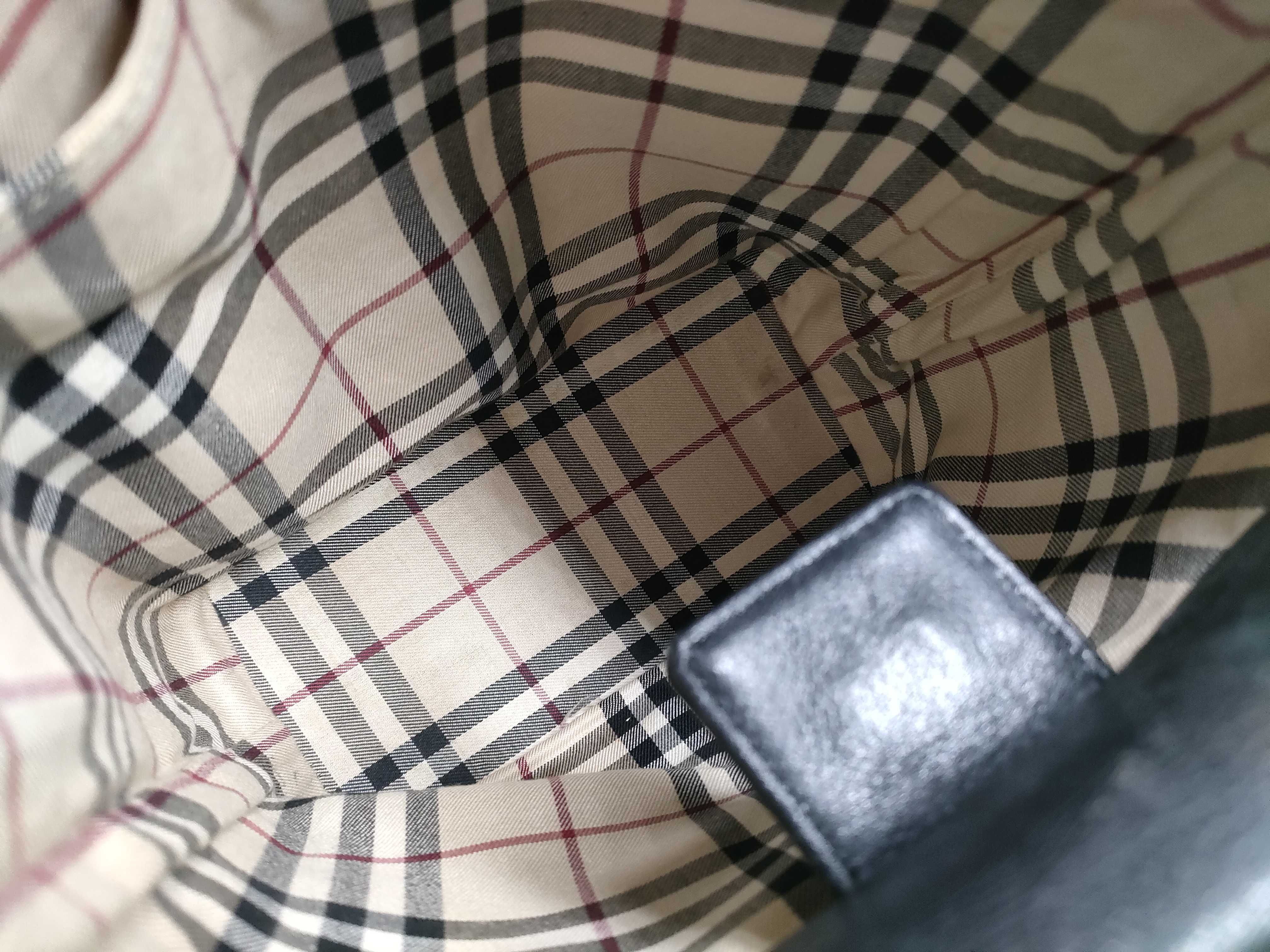 Nova Check Pattern Leather Handbag — view 9