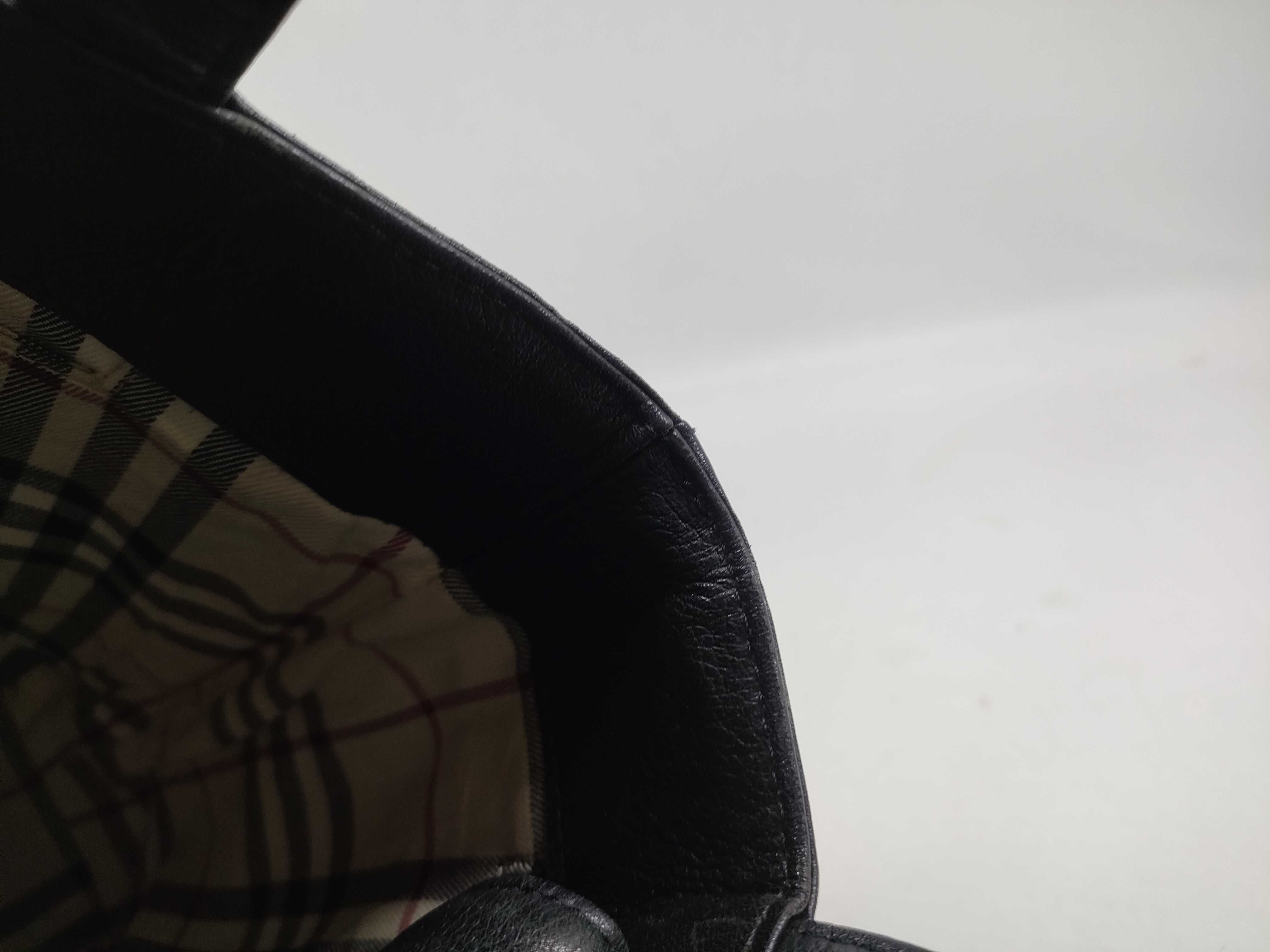 Nova Check Pattern Leather Handbag — view 10