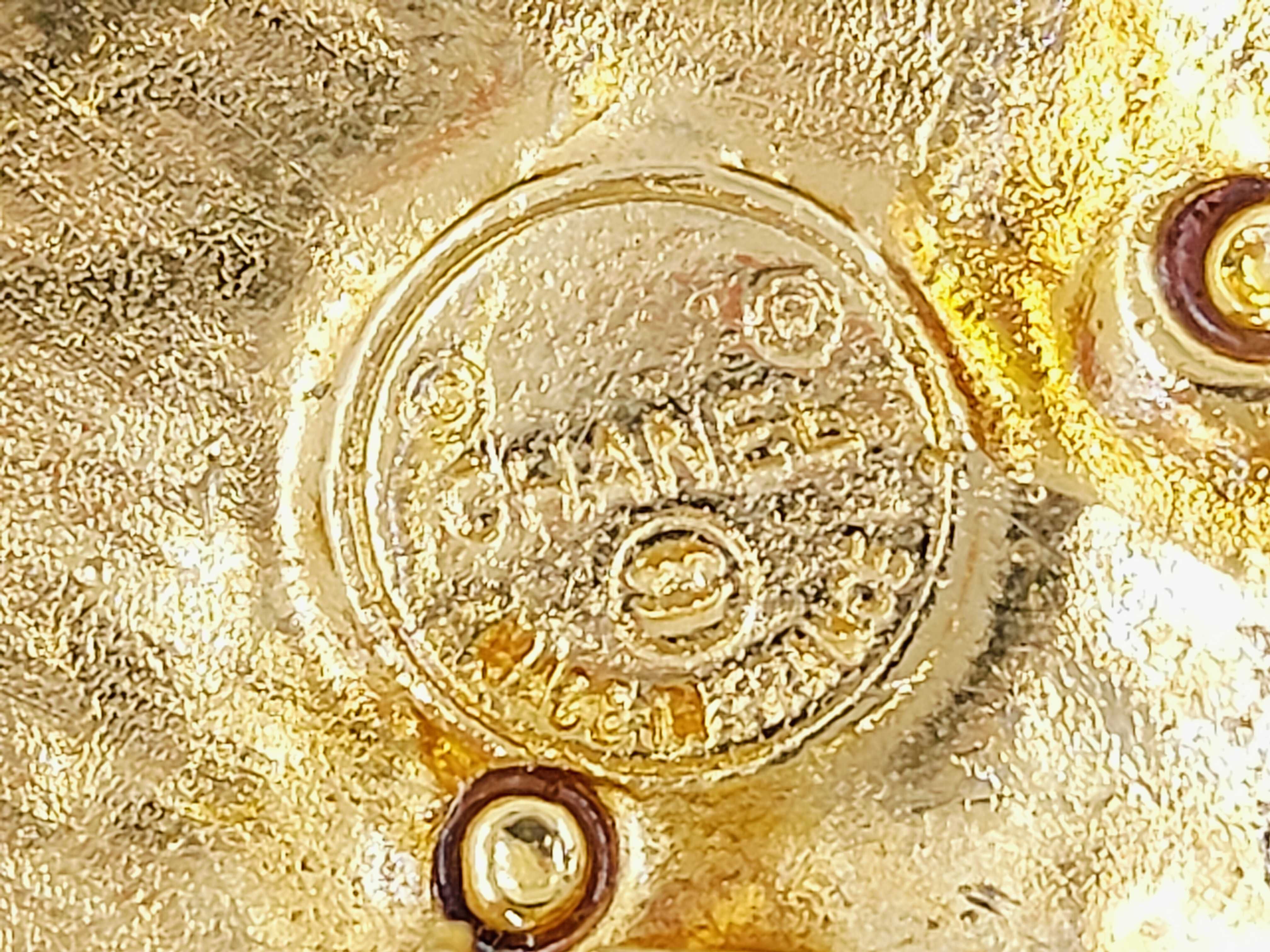 Round Coco Gold x Silver Earrings (YG) — view 6