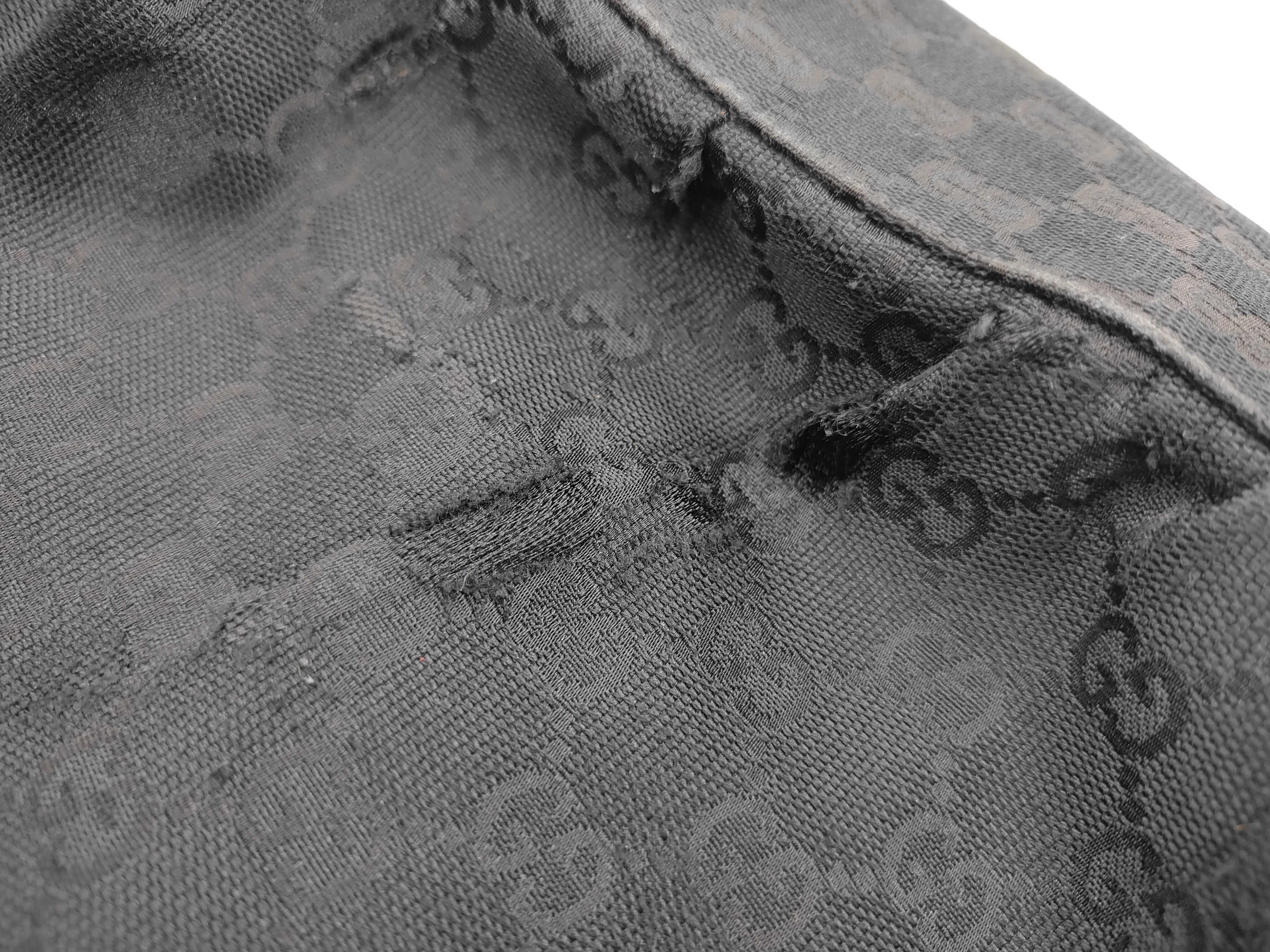 GG Canvas Black Tote Bag — view 11
