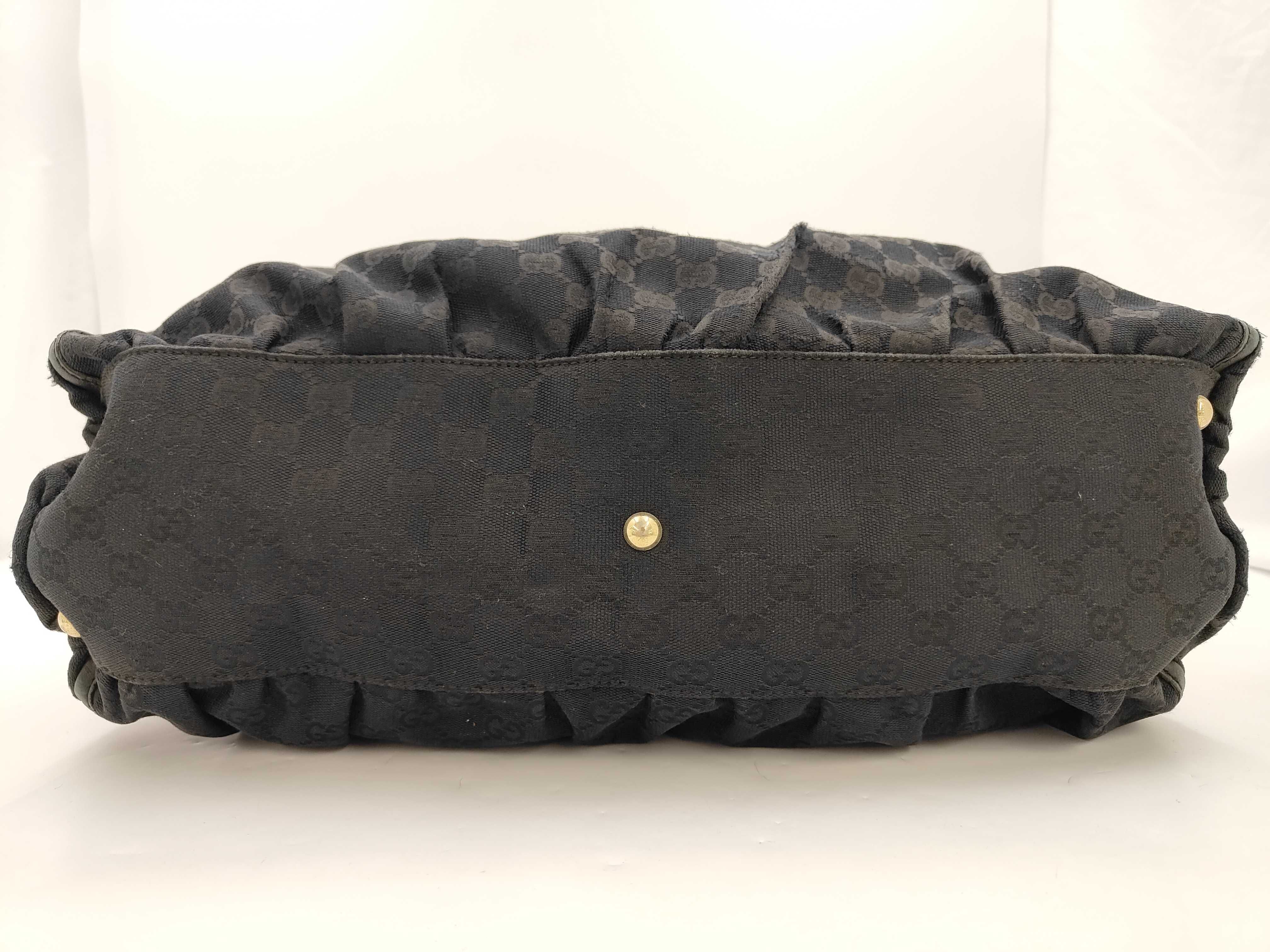 GG Canvas Black Tote Bag — view 3