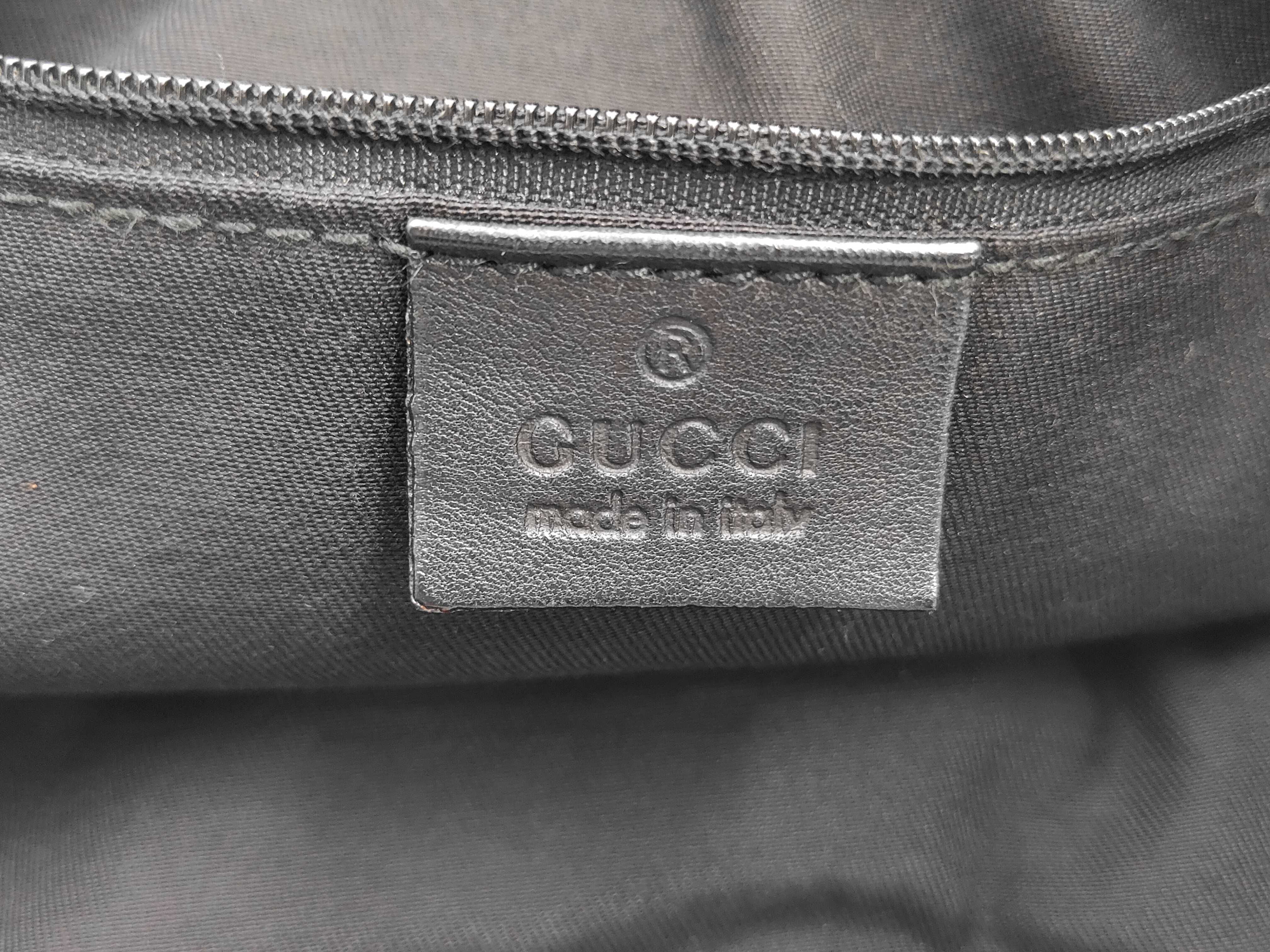 GG Canvas Black Tote Bag — view 8